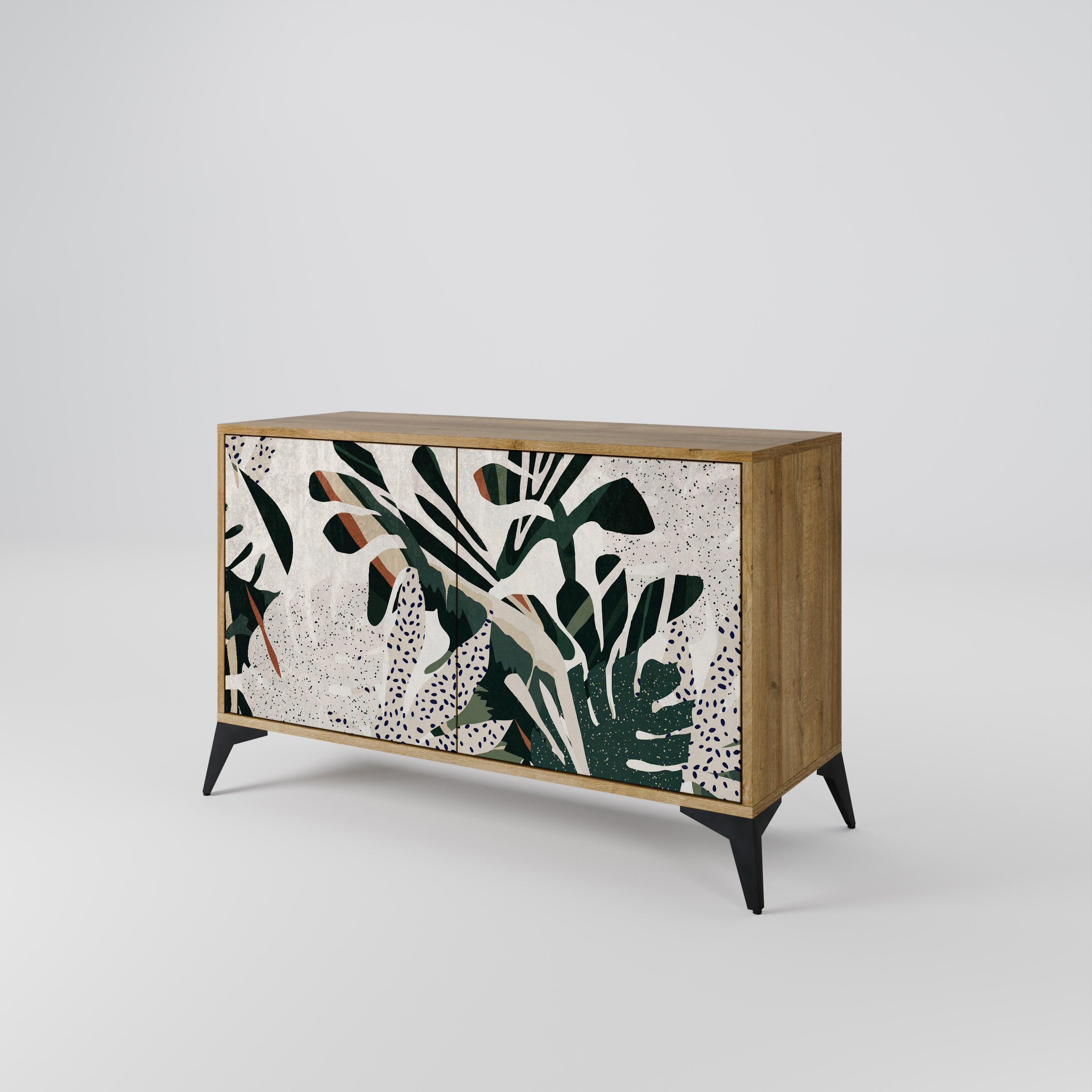 VERDURE FORMATION Sideboard mit 2 Türen in Eichenoptik
