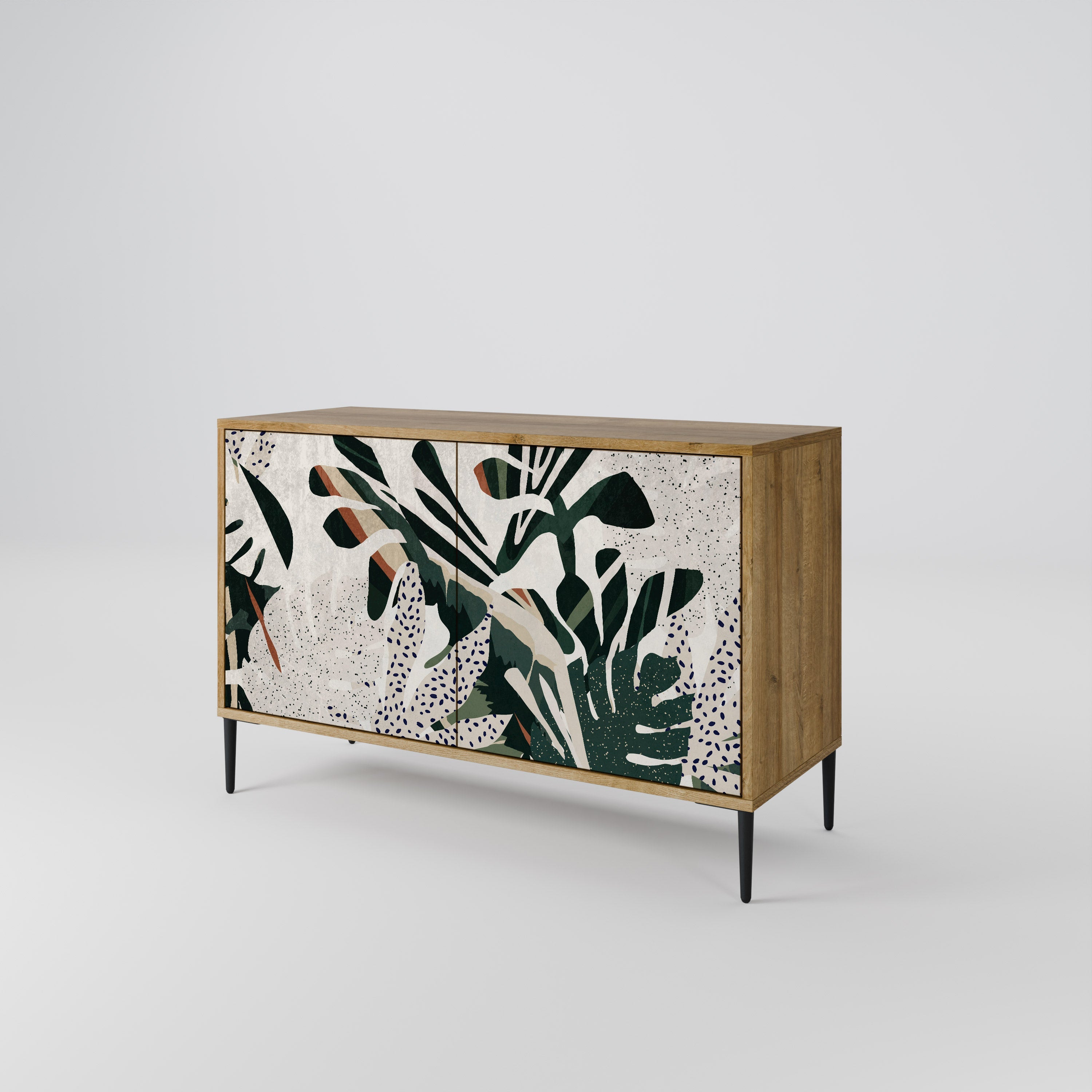 VERDURE FORMATION Sideboard mit 2 Türen in Eichenoptik