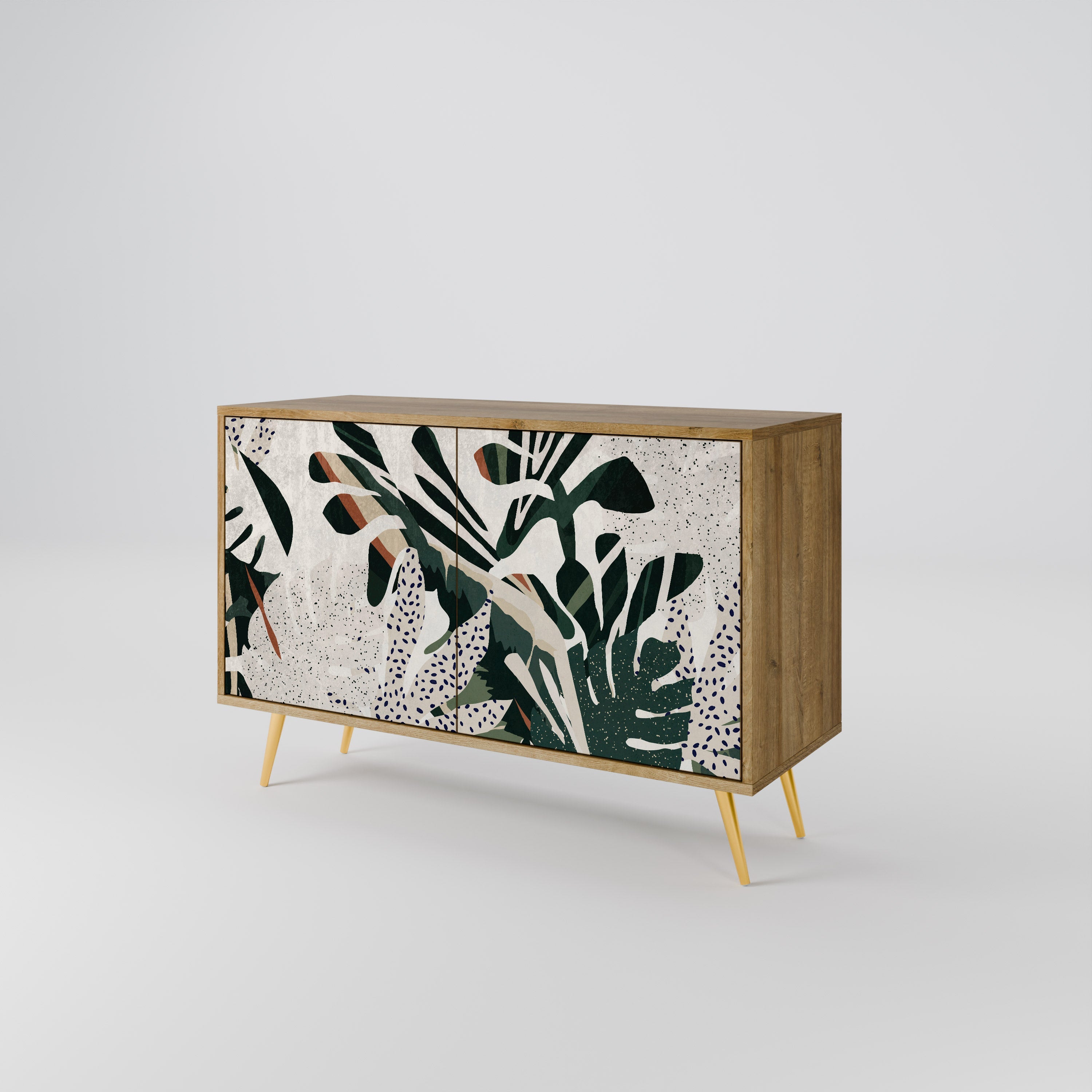 VERDURE FORMATION Sideboard mit 2 Türen in Eichenoptik