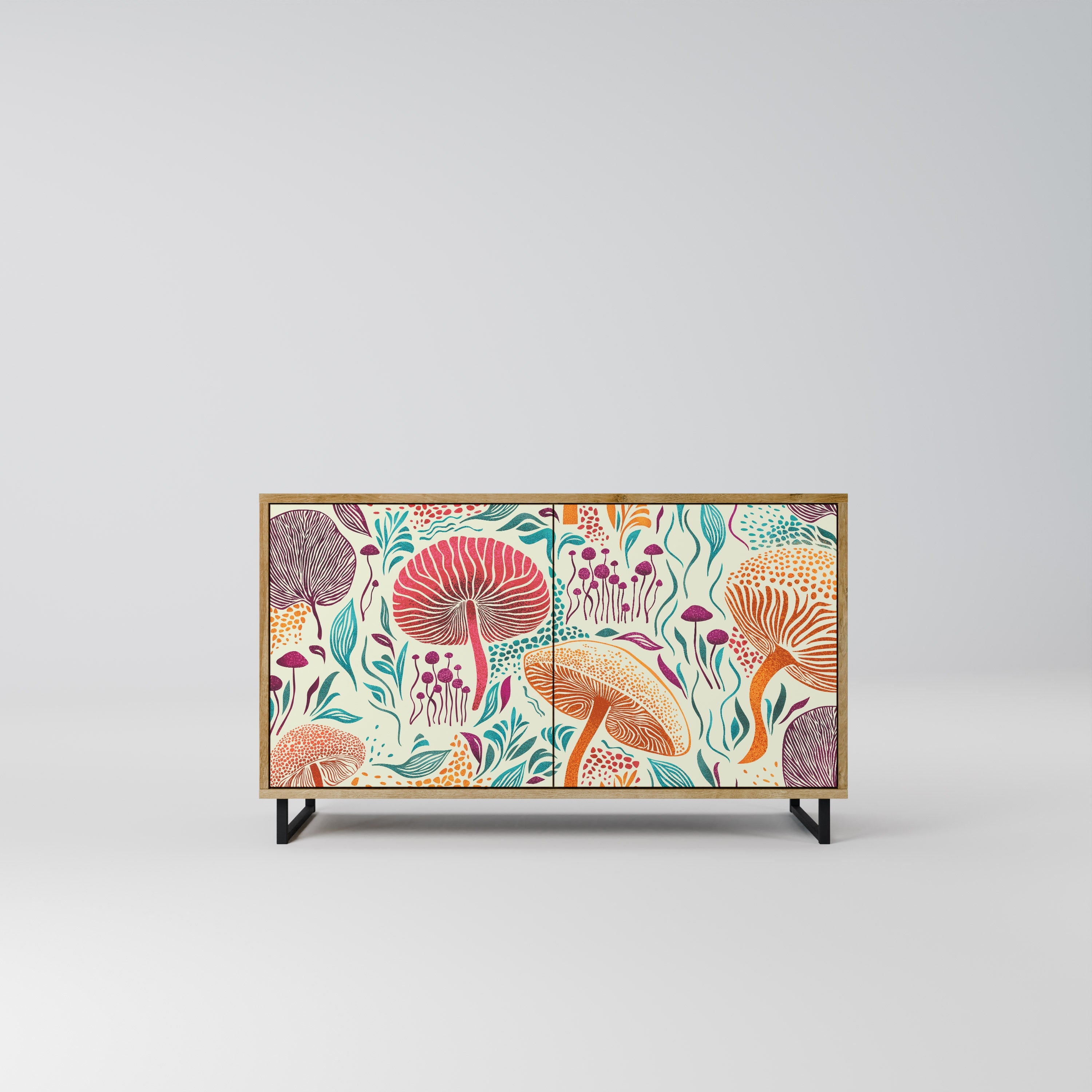 FUNGUS FANTASY Sideboard mit 2 Türen in Eichenoptik
