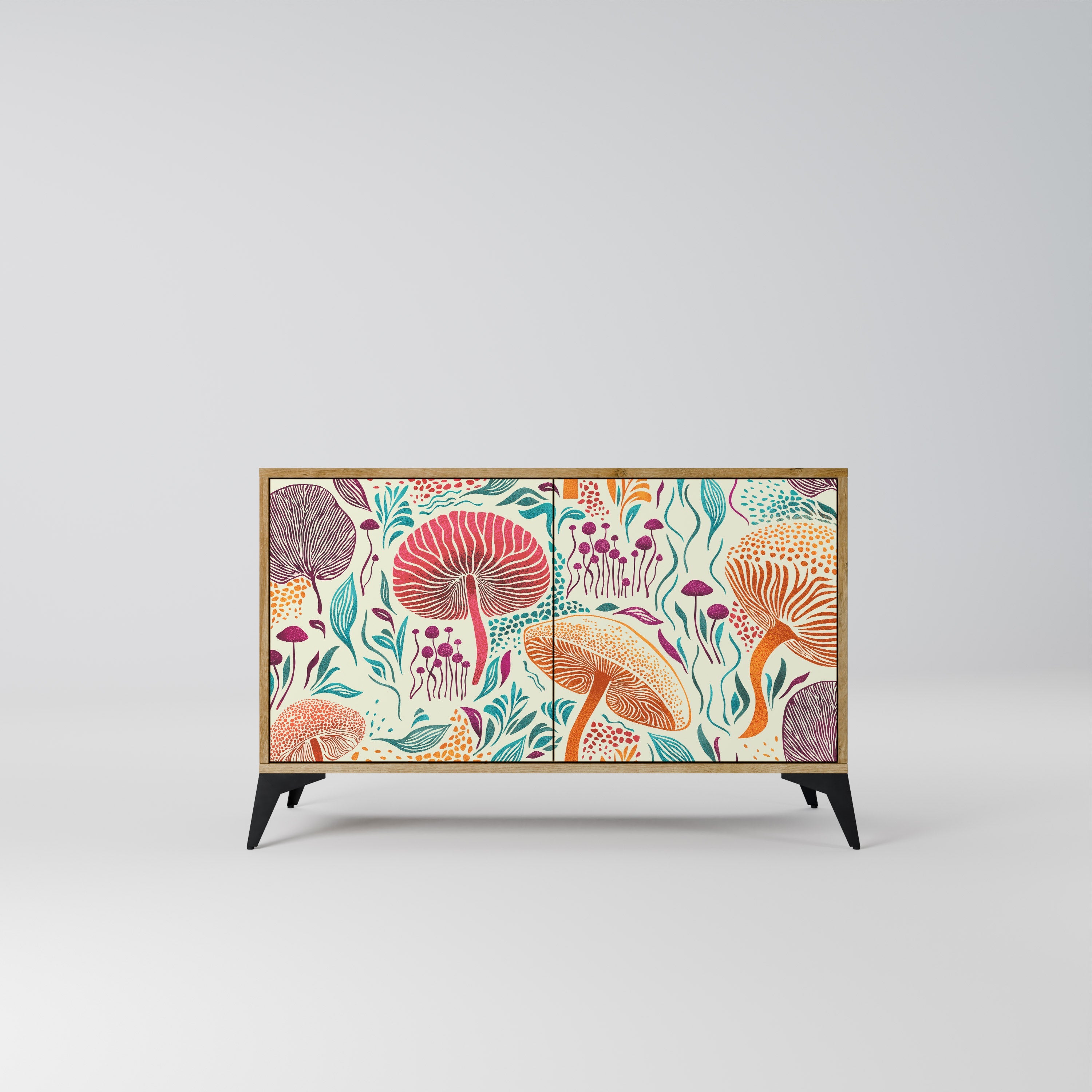 FUNGUS FANTASY Sideboard mit 2 Türen in Eichenoptik