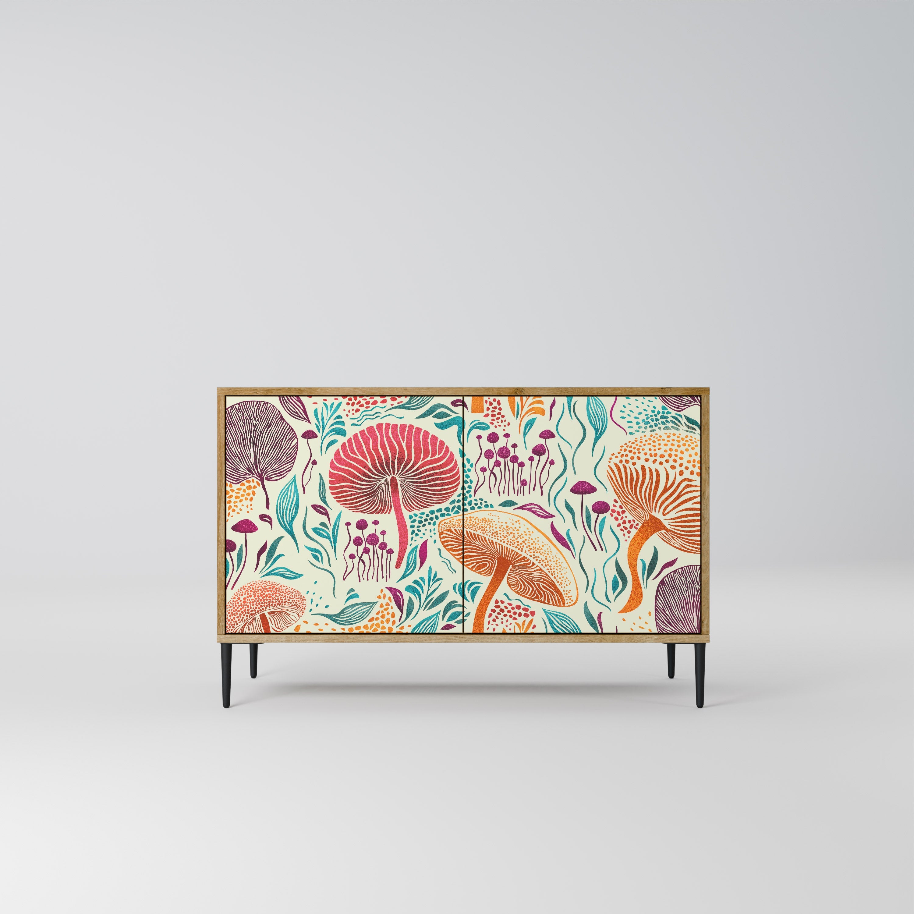 FUNGUS FANTASY Sideboard mit 2 Türen in Eichenoptik