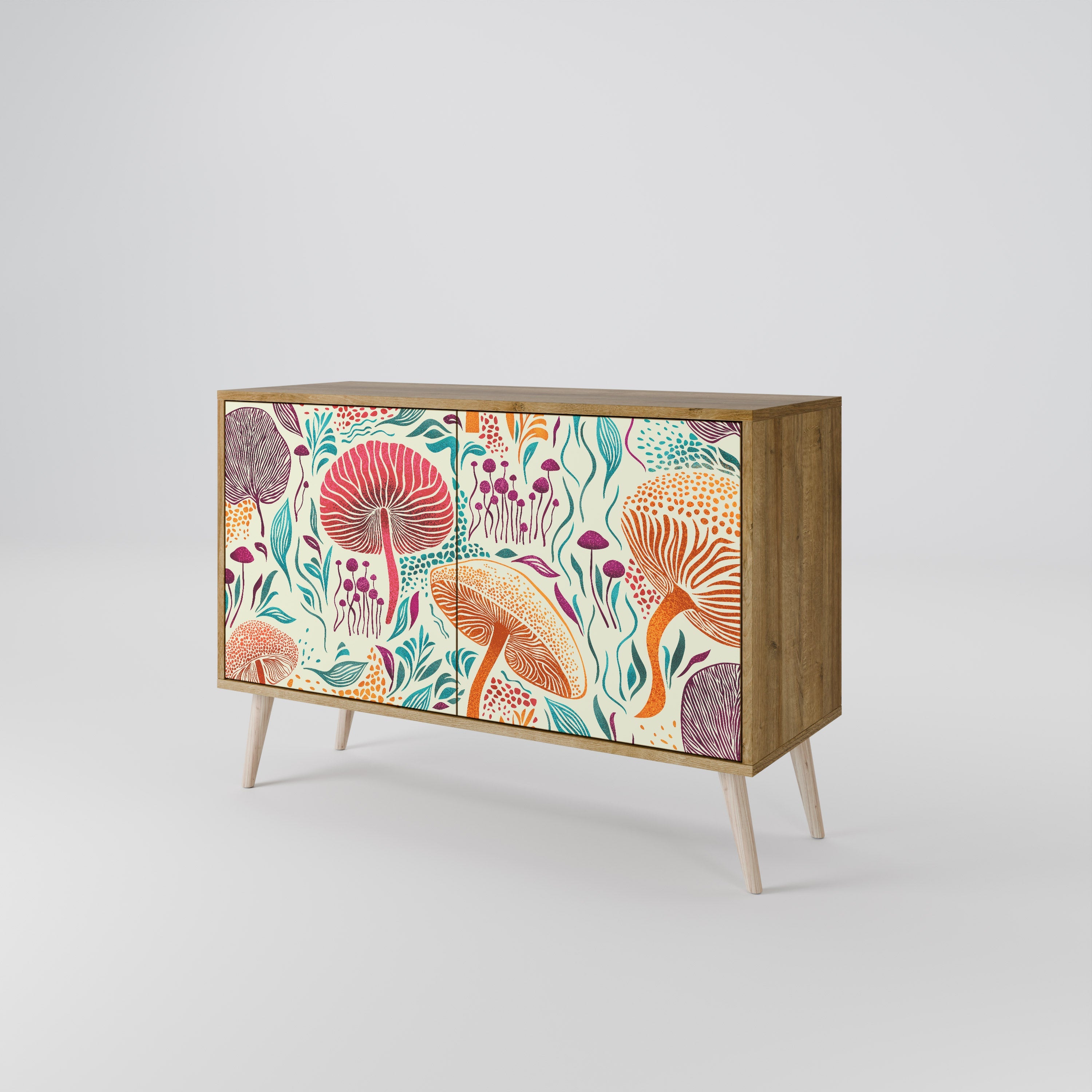 FUNGUS FANTASY Sideboard mit 2 Türen in Eichenoptik