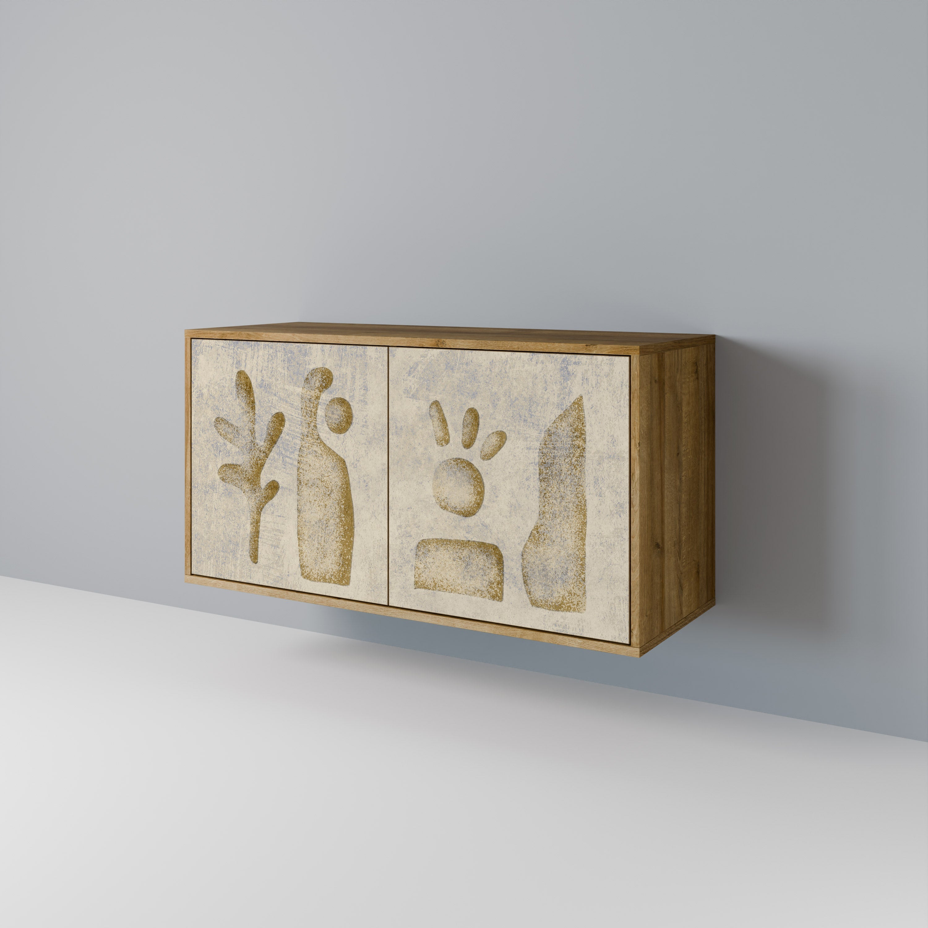 SAND SCULPTURES 2-türiges Sideboard in Eichenoptik
