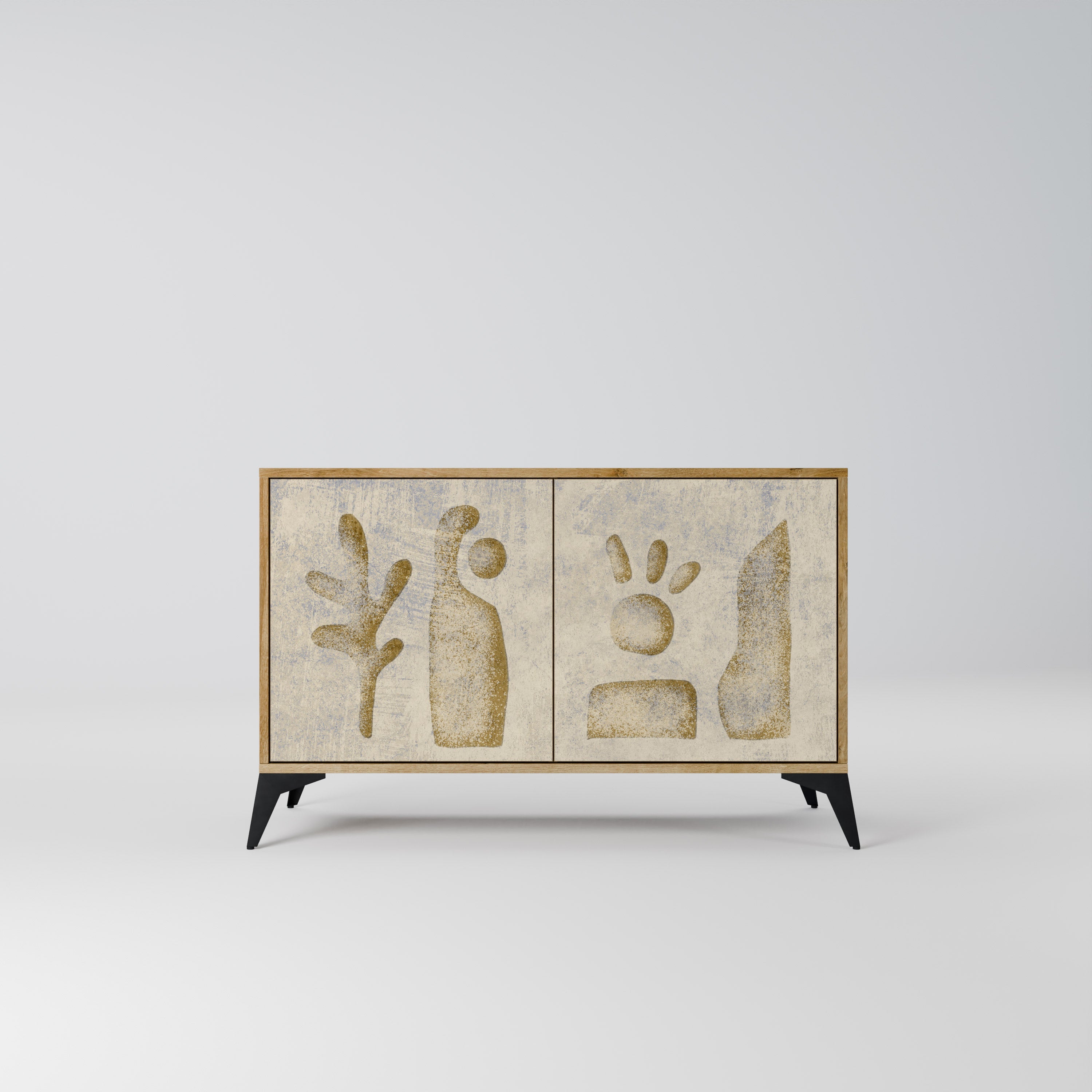 SAND SCULPTURES 2-türiges Sideboard in Eichenoptik