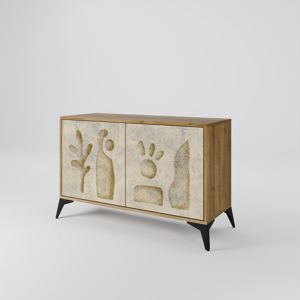 SAND SCULPTURES 2-türiges Sideboard in Eichenoptik