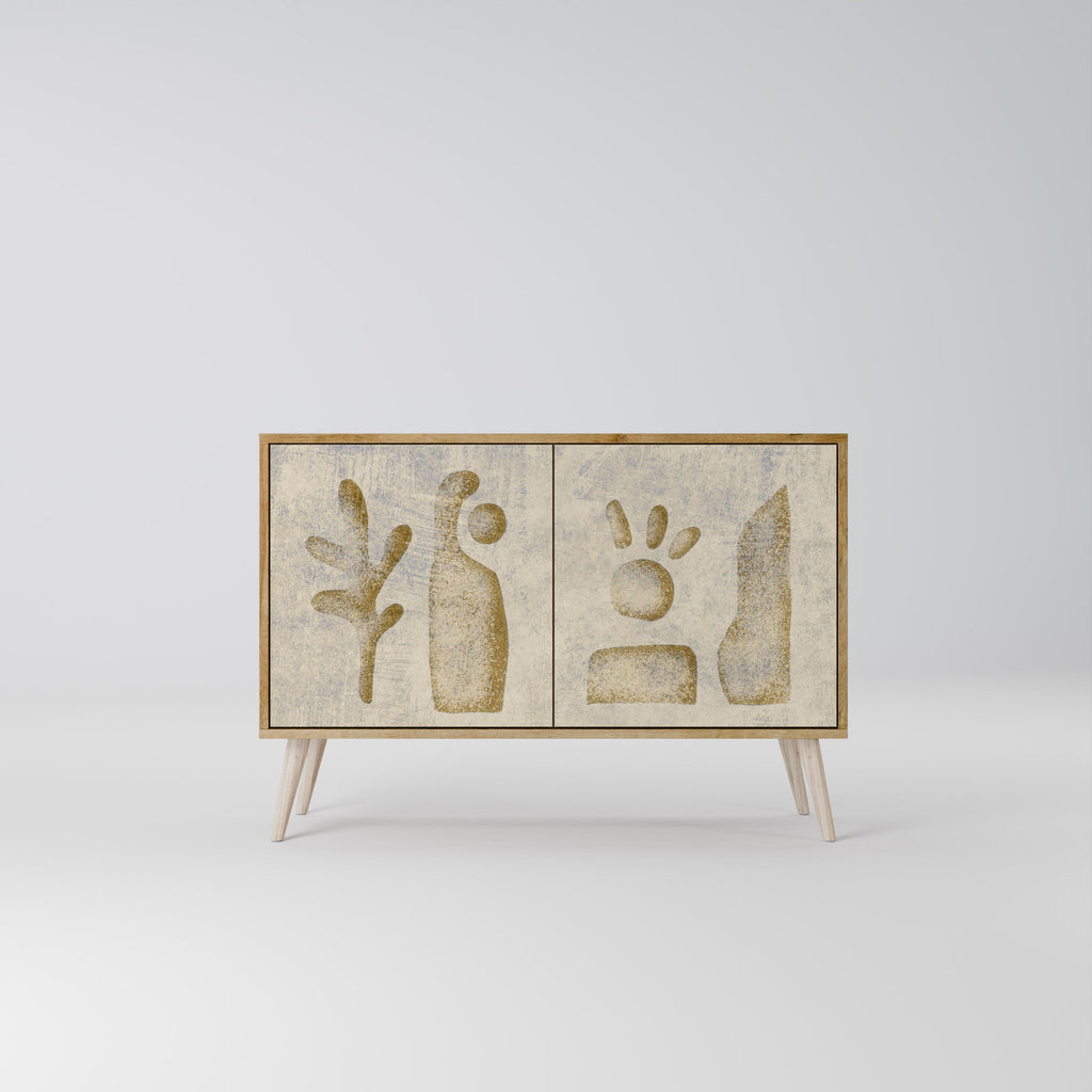 SAND SCULPTURES 2-türiges Sideboard in Eichenoptik