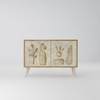 SAND SCULPTURES 2-Door Sideboard in Oak Effect
