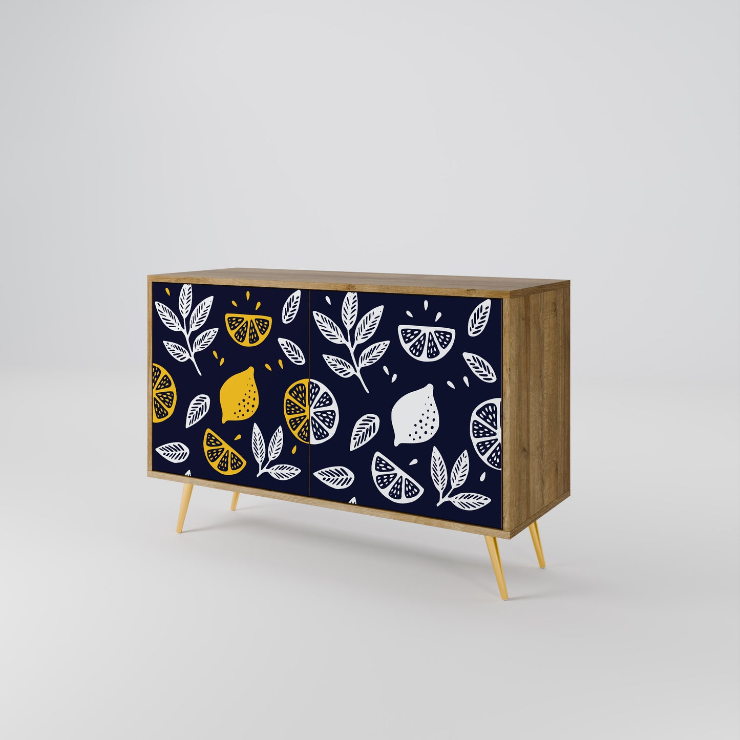CITRUS BLACK AND WHITE 2-türiges Sideboard