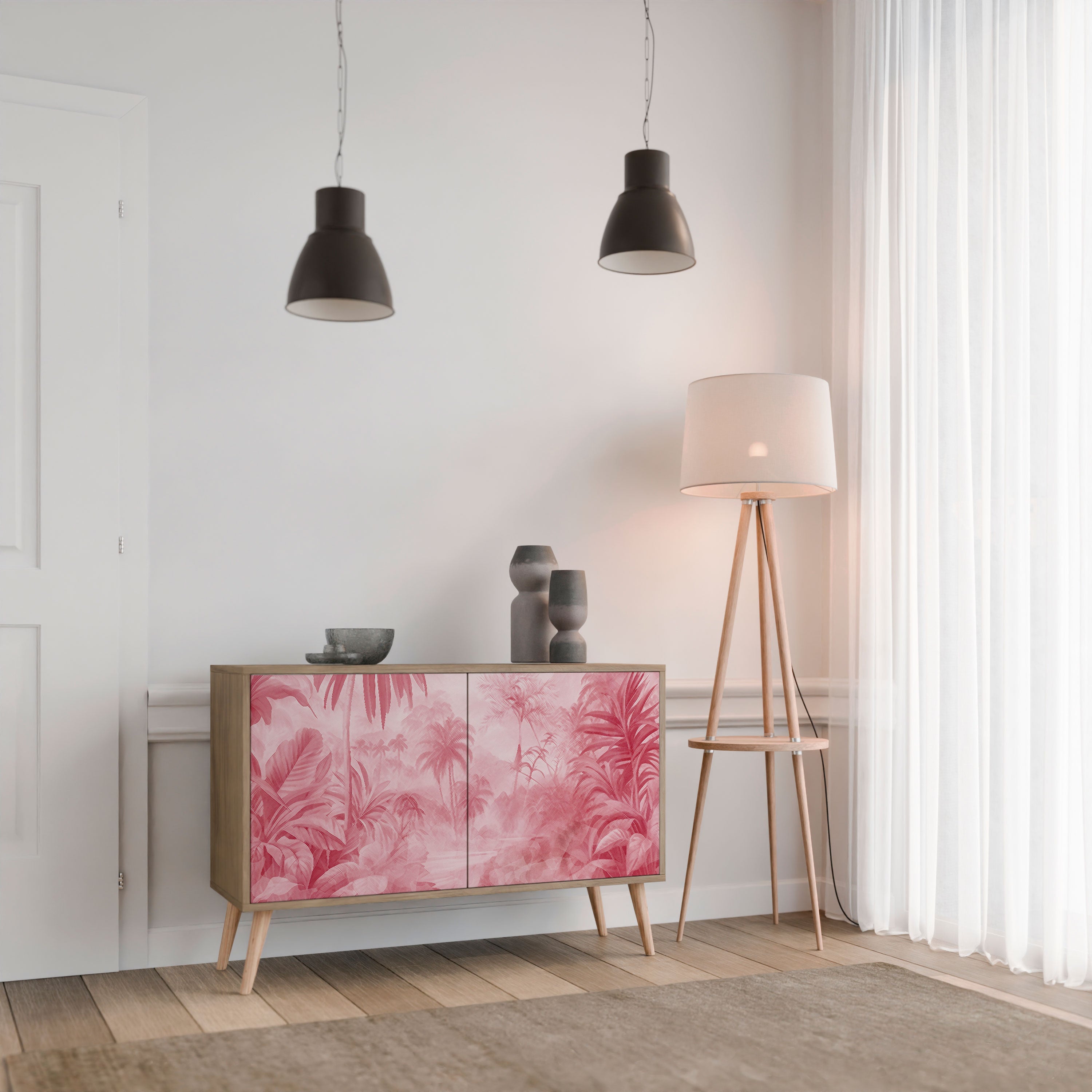 SWEET TROPICS 2-türiges Sideboard in Eichenoptik