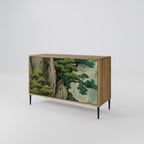 VERDURE ABYSS 2-Door Sideboard in Oak Effect