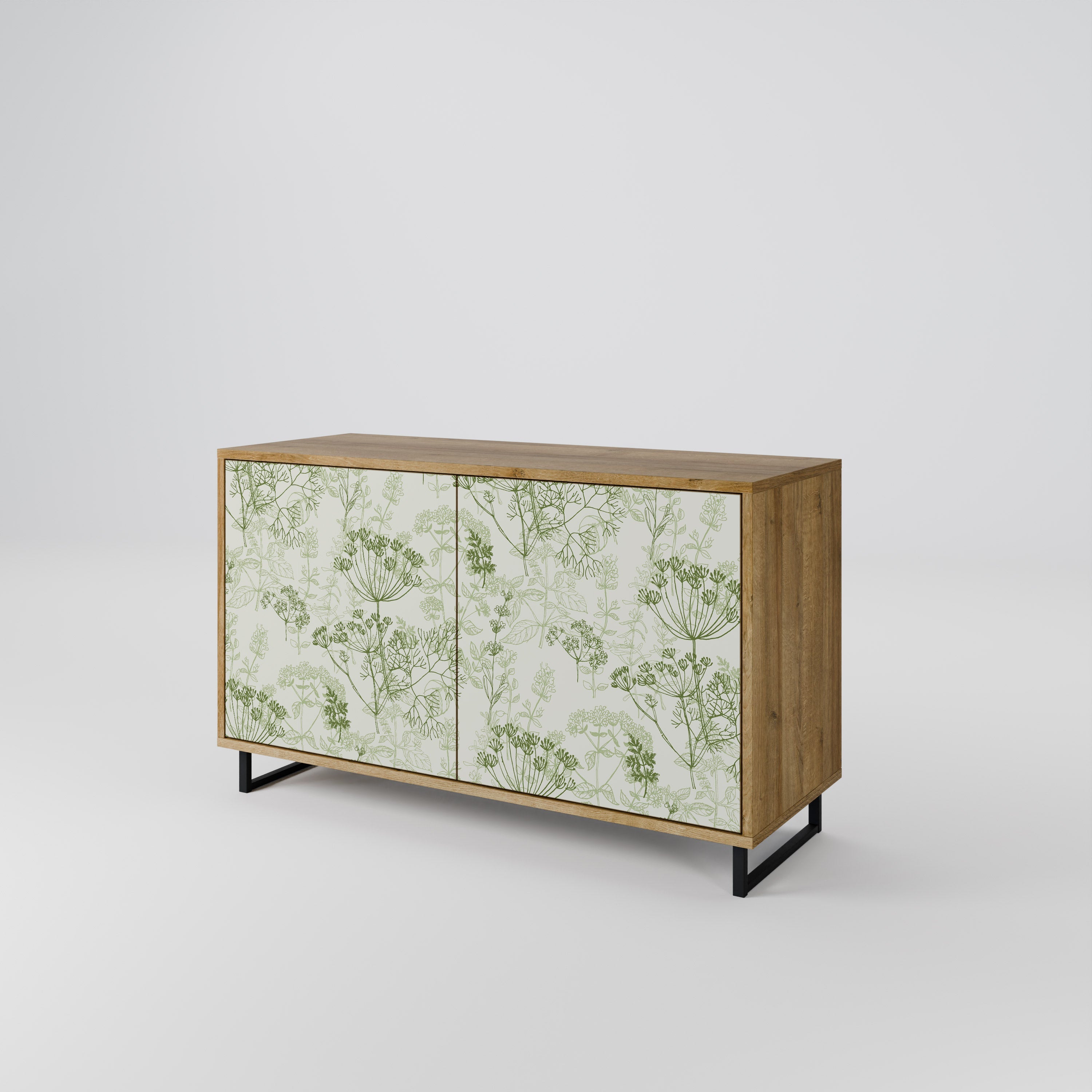 FENNEL BALDACHIN Sideboard mit 2 Türen in Eichenoptik