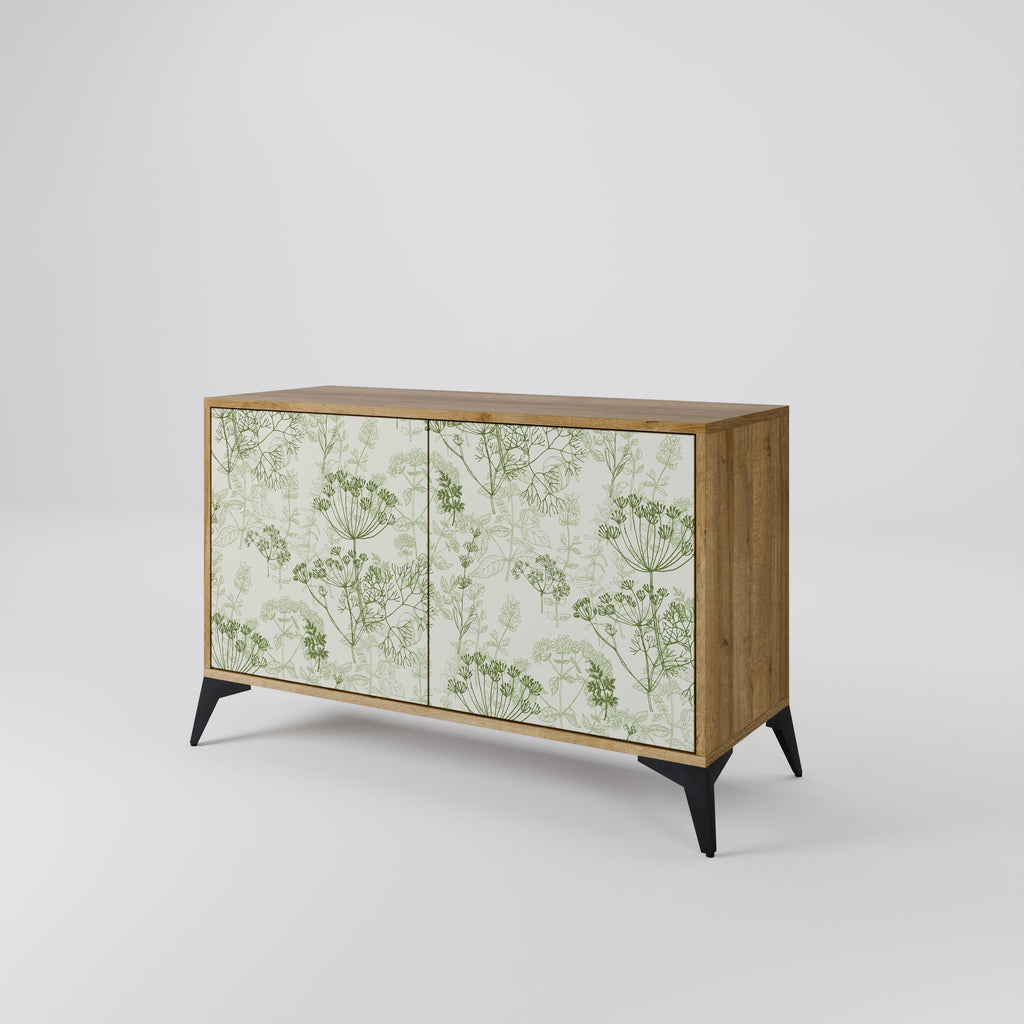 FENNEL BALDACHIN Sideboard mit 2 Türen in Eichenoptik
