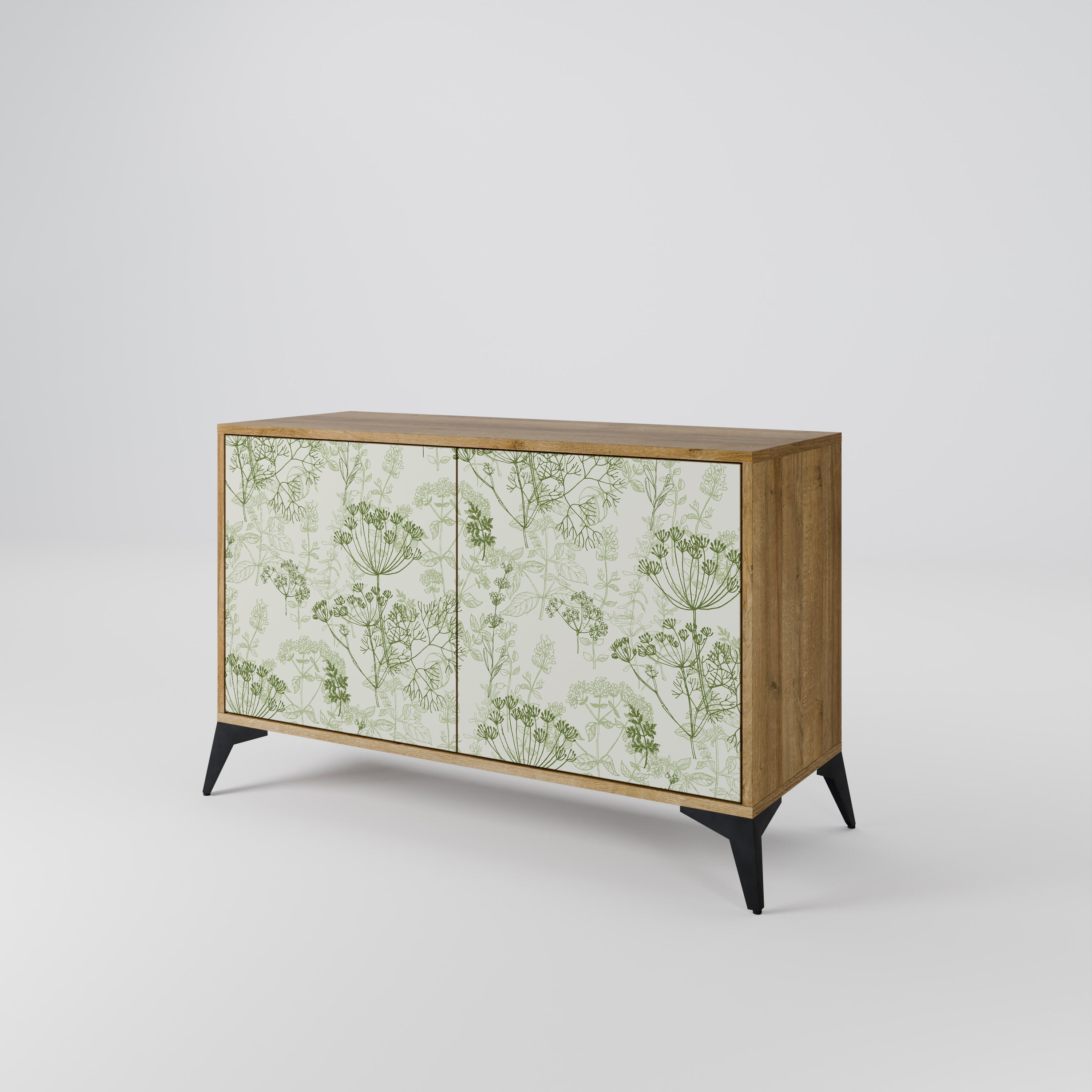 FENNEL BALDACHIN Sideboard mit 2 Türen in Eichenoptik