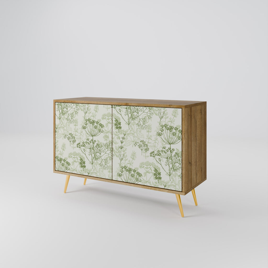 FENNEL BALDACHIN Sideboard mit 2 Türen in Eichenoptik