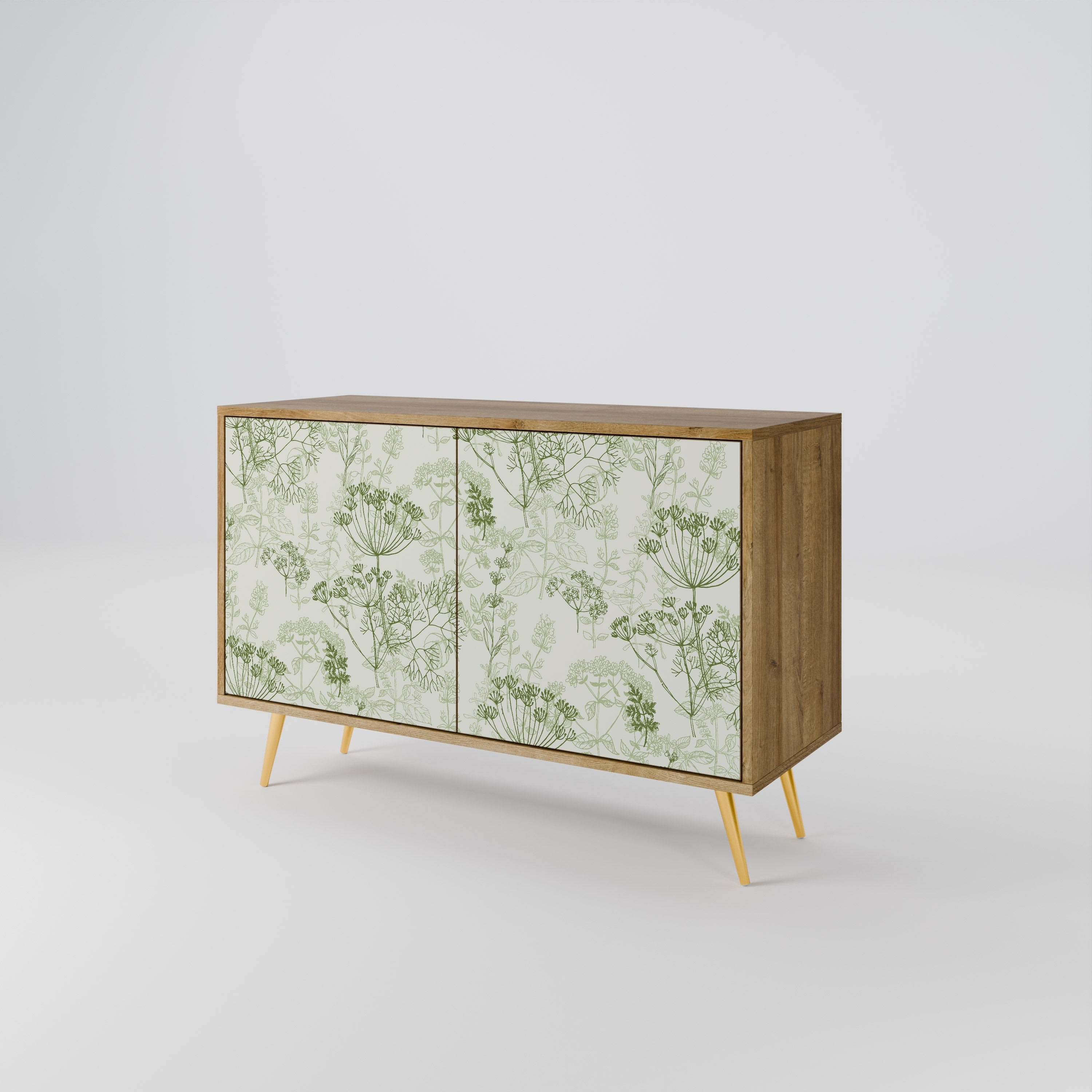 FENNEL BALDACHIN Sideboard mit 2 Türen in Eichenoptik