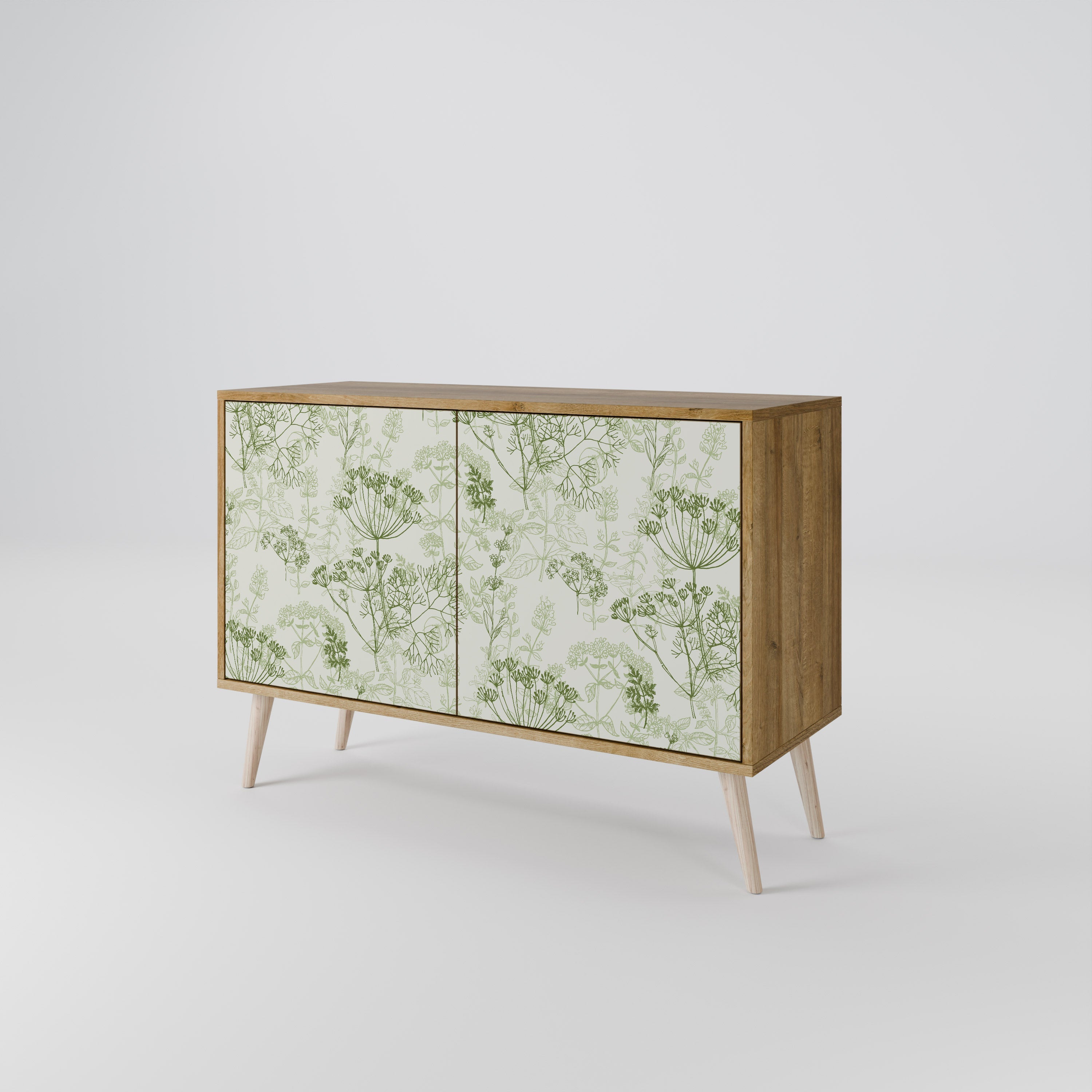 FENNEL BALDACHIN Sideboard mit 2 Türen in Eichenoptik
