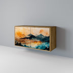 OMINOUS MOUNTAINS 2-Door Sideboard in Oak Effect