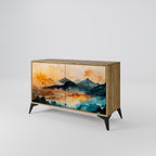 OMINOUS MOUNTAINS 2-Door Sideboard in Oak Effect