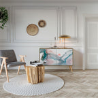 VELVET CROSSING 2-Door Sideboard in Oak Effect