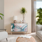 VELVET CROSSING 2-Door Sideboard in Oak Effect