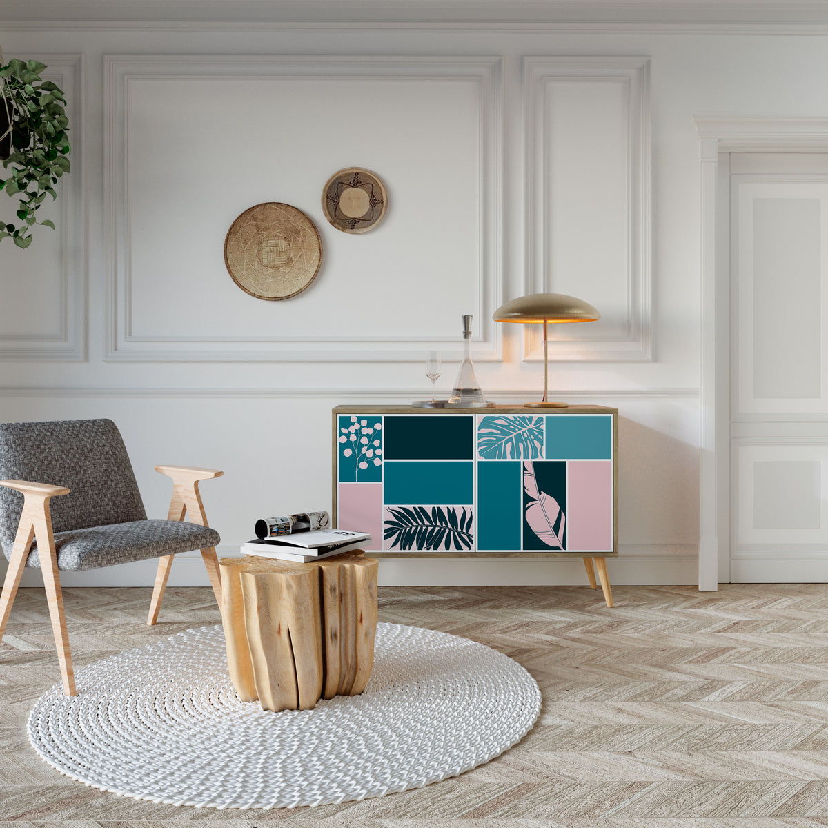 COMBINATION OF SHAPES 2-türiges Sideboard