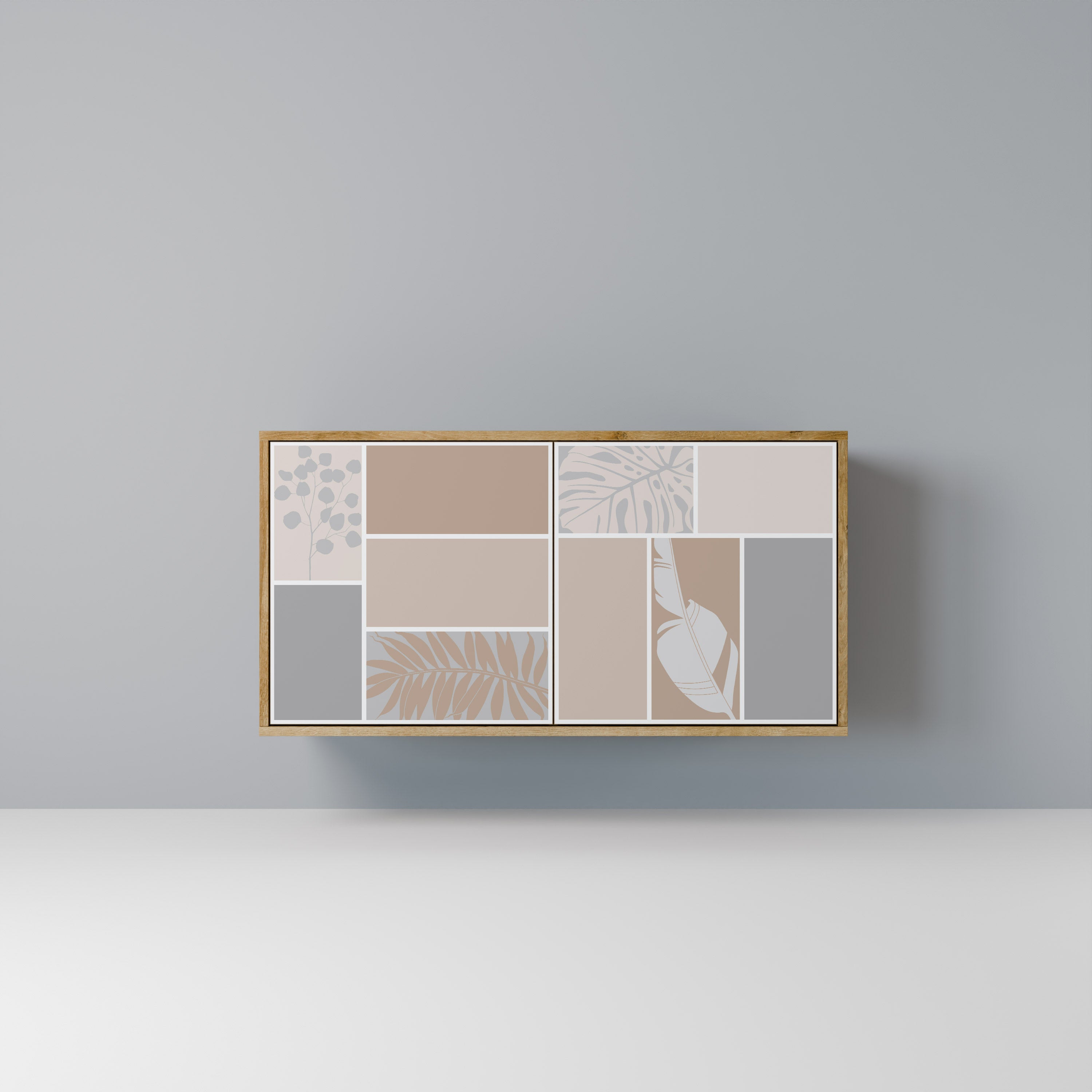 TROPICAL SHAPES 2-türiges Sideboard in Eichenoptik