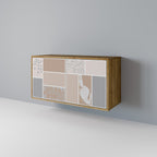 TROPICAL SHAPES 2-Door Sideboard in Oak Effect