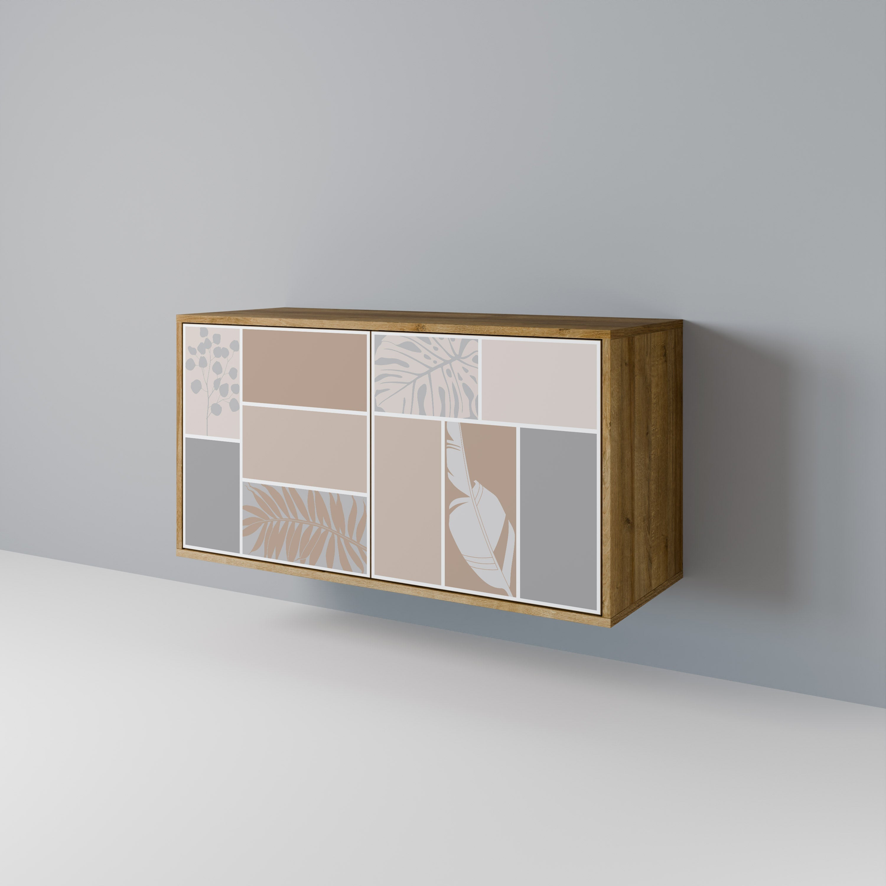 TROPICAL SHAPES 2-türiges Sideboard in Eichenoptik