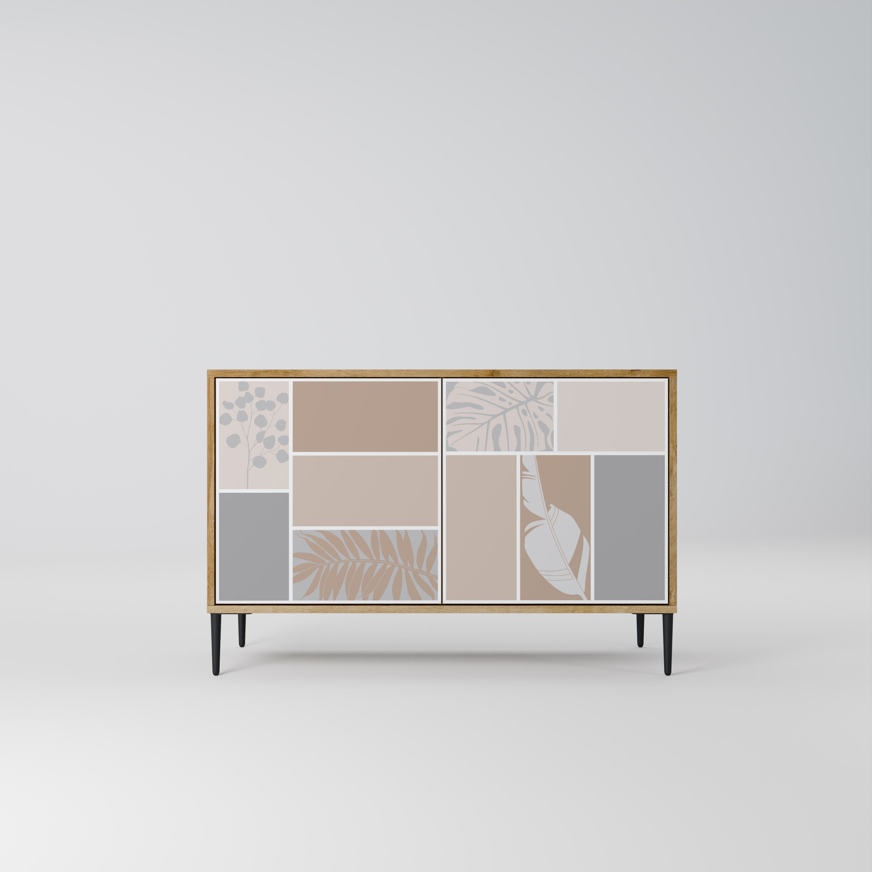 TROPICAL SHAPES 2-türiges Sideboard in Eichenoptik