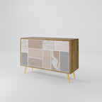 TROPICAL SHAPES 2-Door Sideboard in Oak Effect