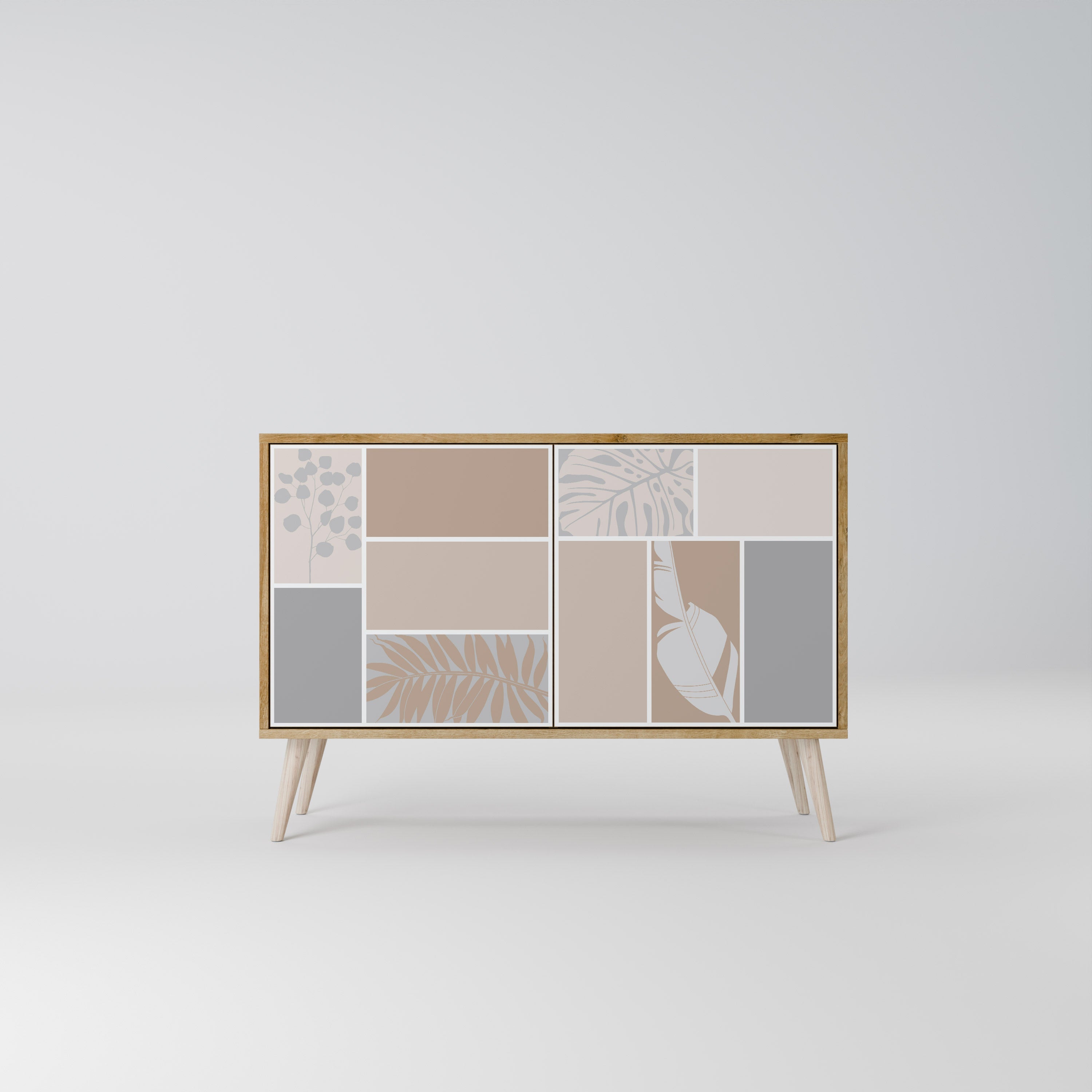 TROPICAL SHAPES 2-türiges Sideboard in Eichenoptik