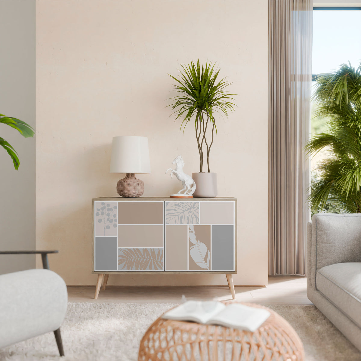 TROPICAL SHAPES 2-türiges Sideboard
