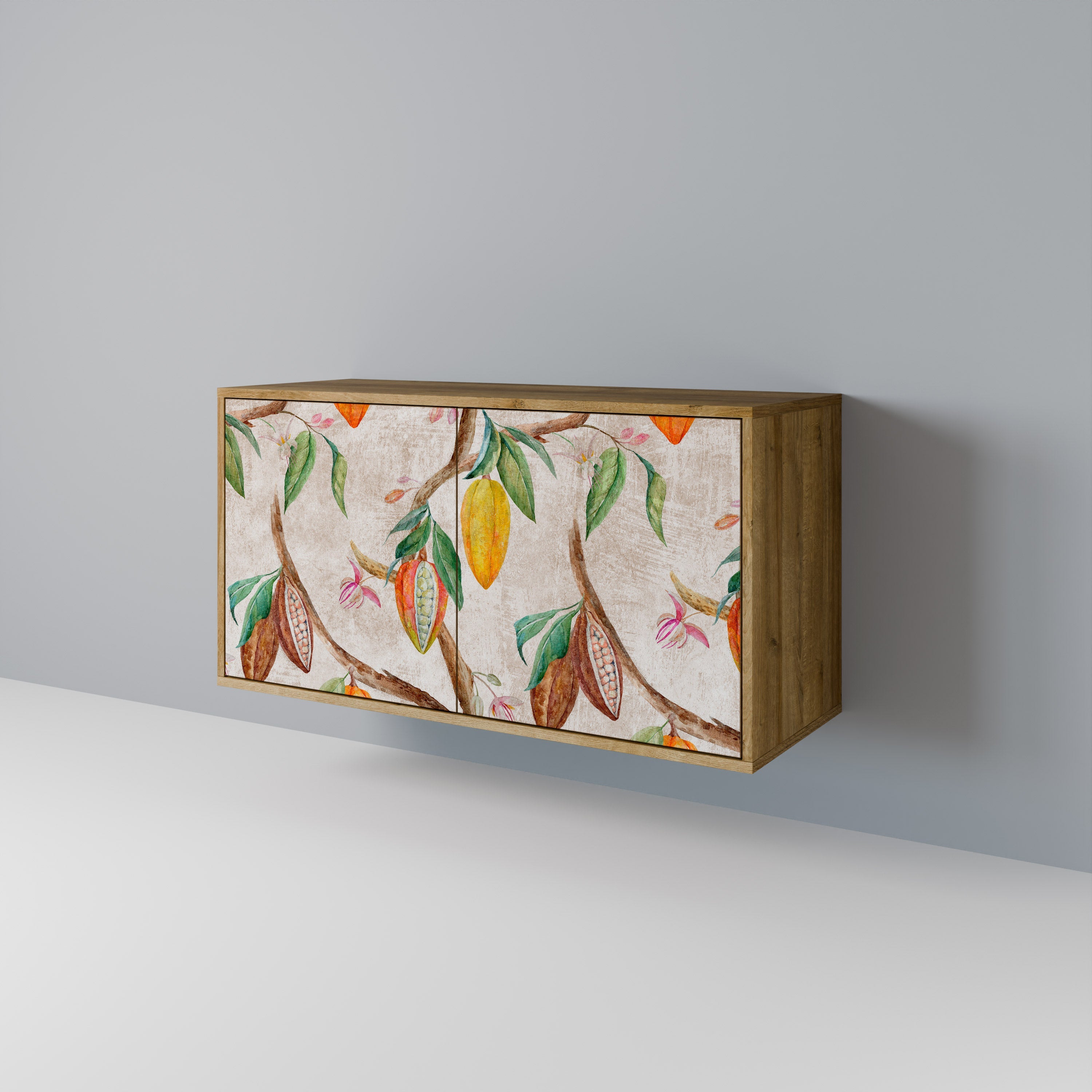 COCOA FRUITS Sideboard mit 2 Türen in Eichenoptik