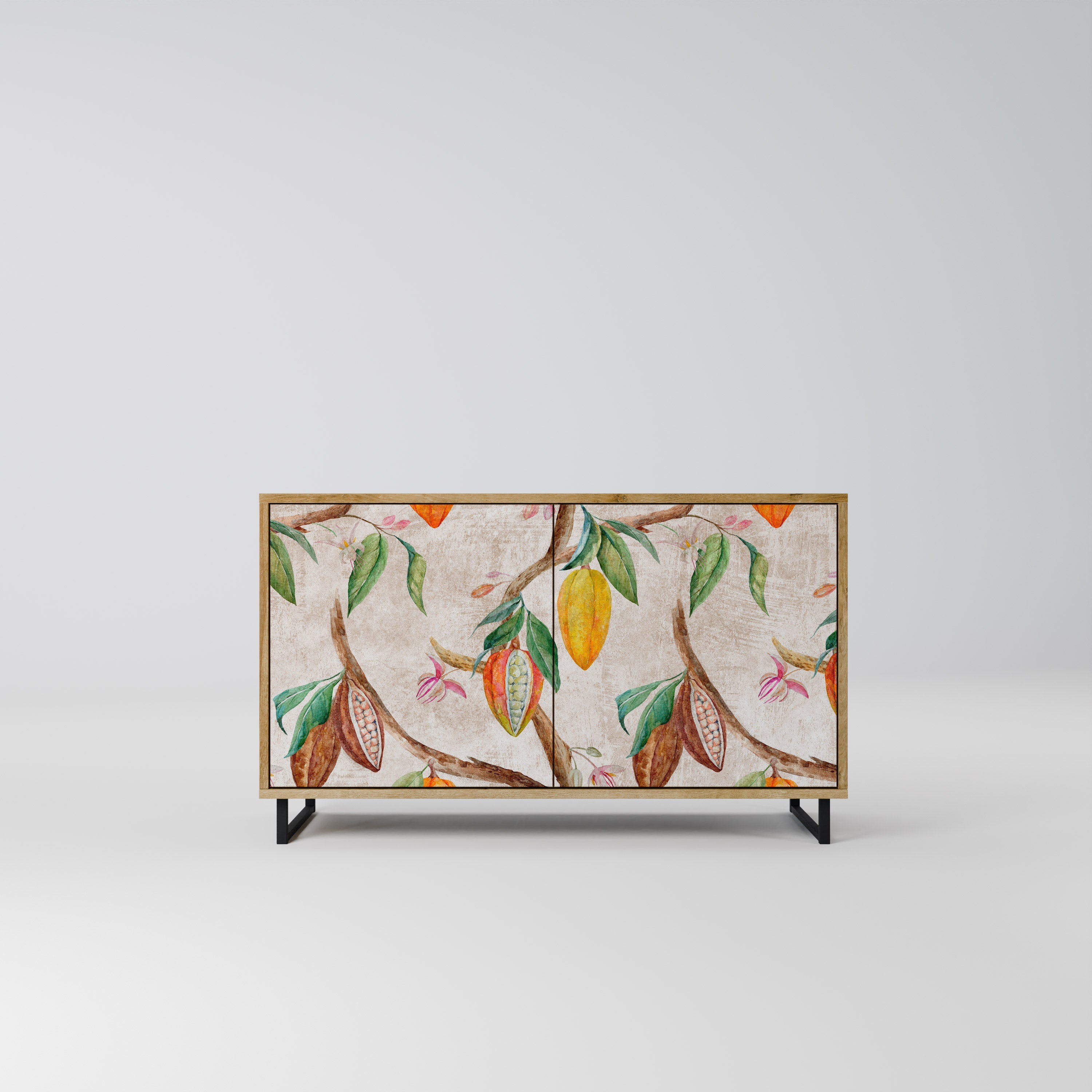 COCOA FRUITS Sideboard mit 2 Türen in Eichenoptik