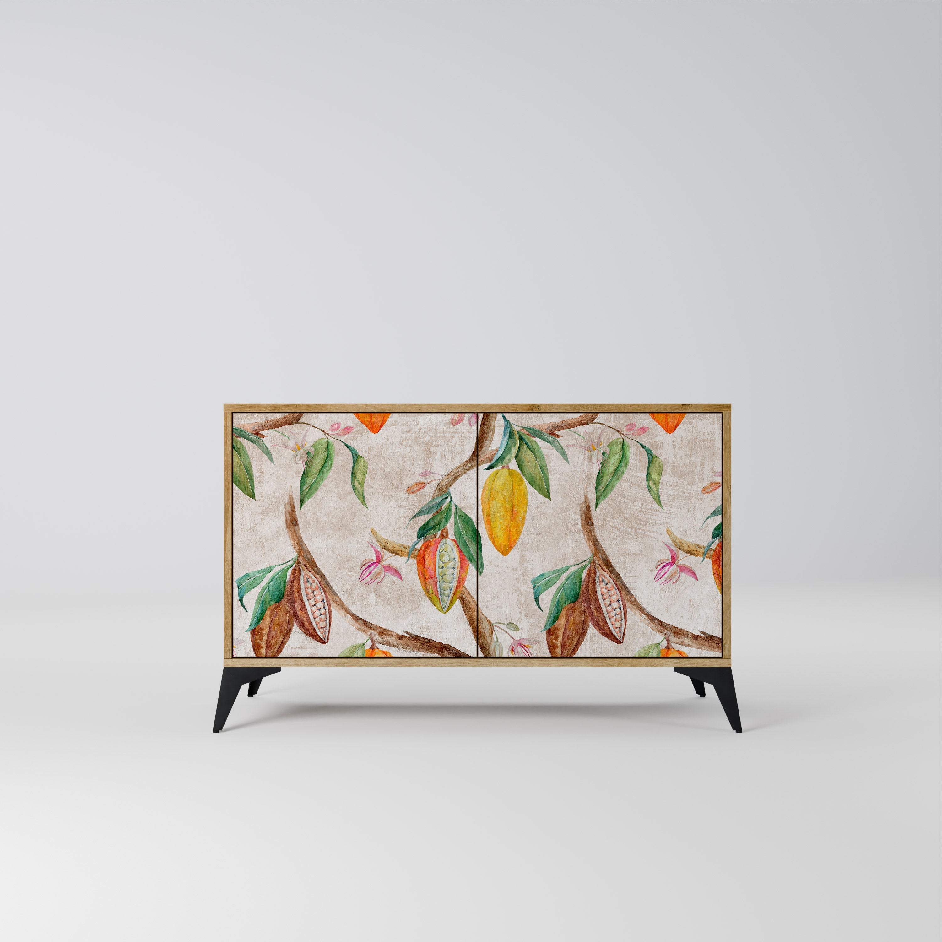 COCOA FRUITS Sideboard mit 2 Türen in Eichenoptik