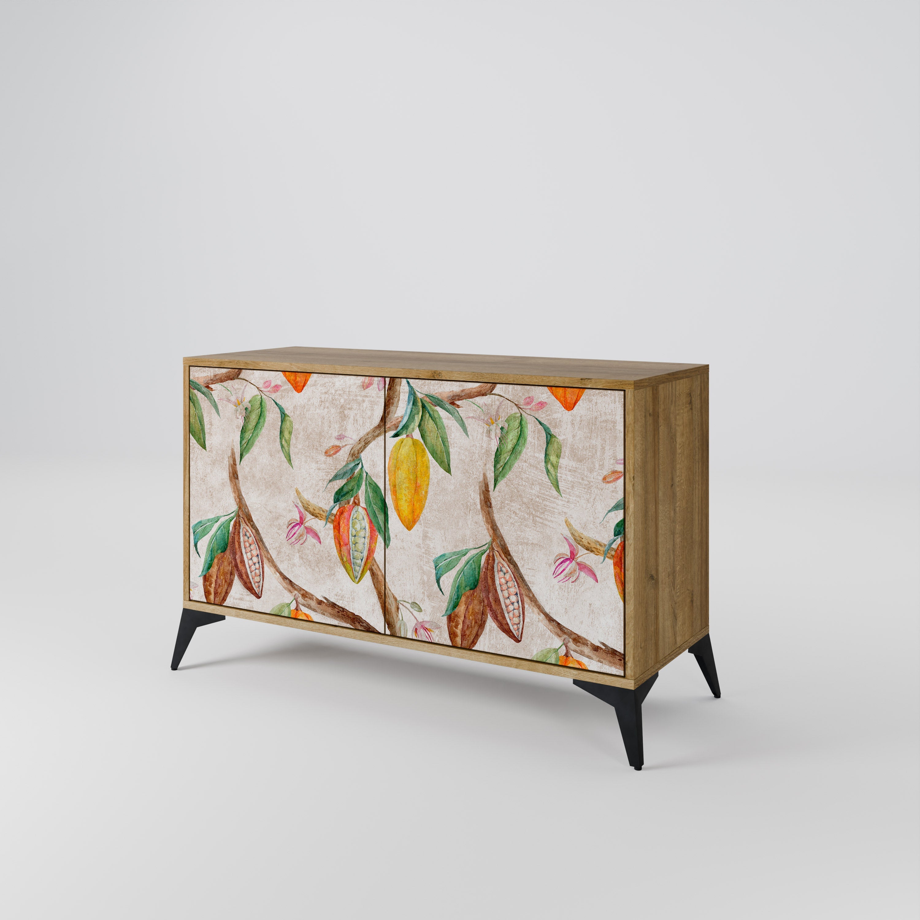 COCOA FRUITS Sideboard mit 2 Türen in Eichenoptik