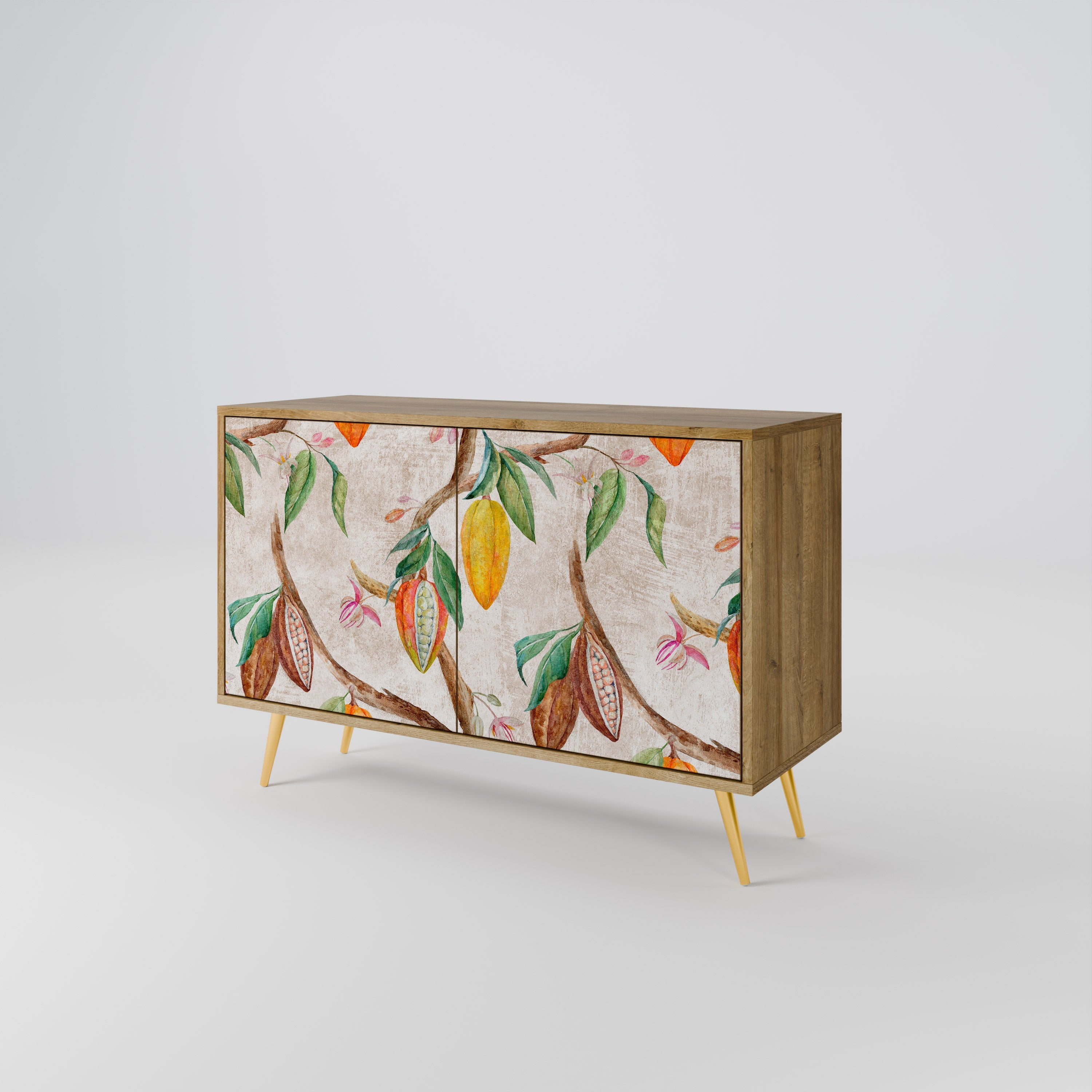 COCOA FRUITS Sideboard mit 2 Türen in Eichenoptik