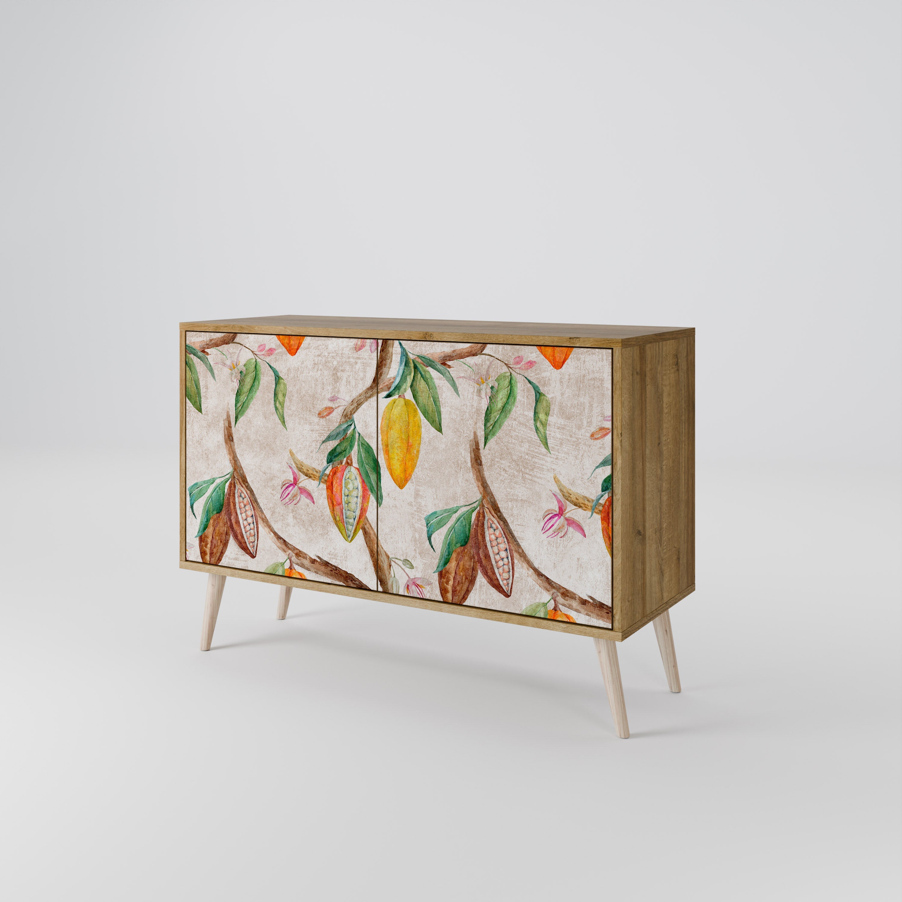 COCOA FRUITS Sideboard mit 2 Türen in Eichenoptik