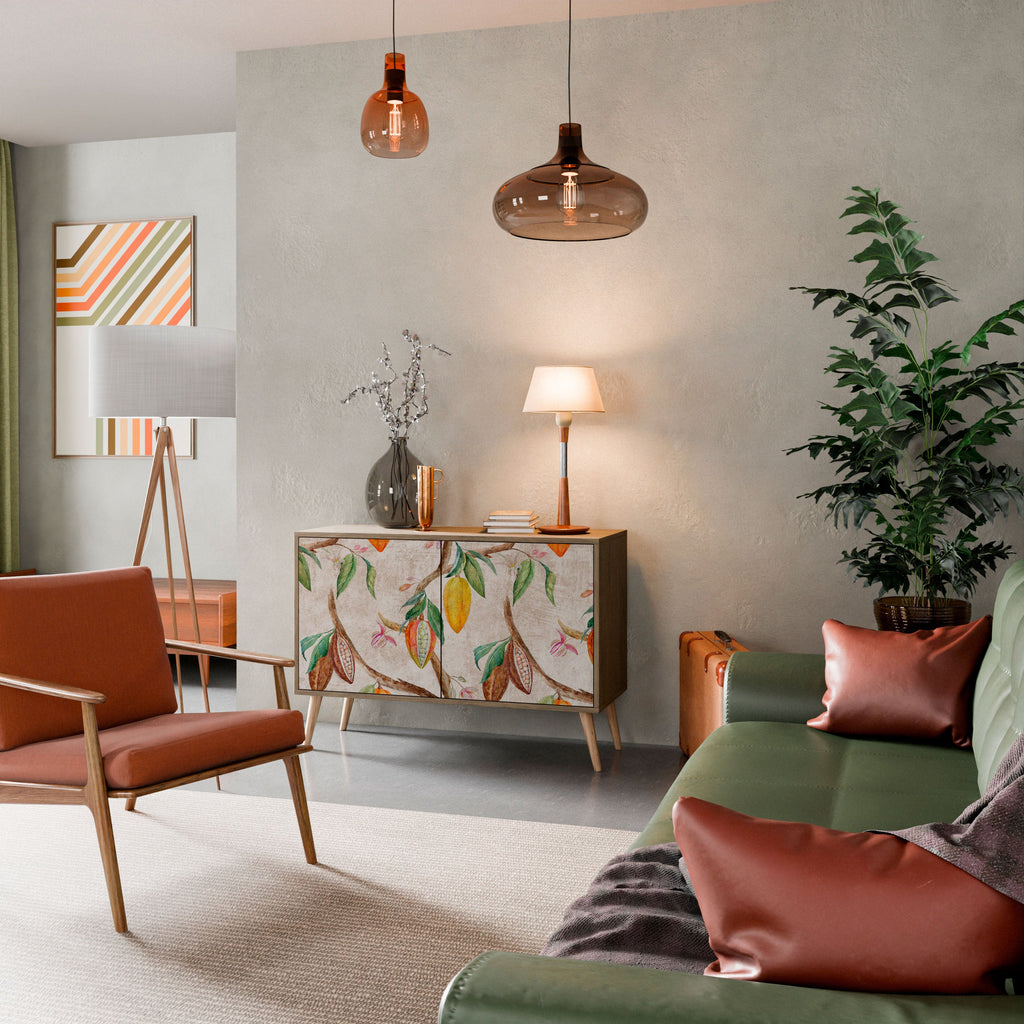 COCOA FRUITS Sideboard mit 2 Türen in Eichenoptik