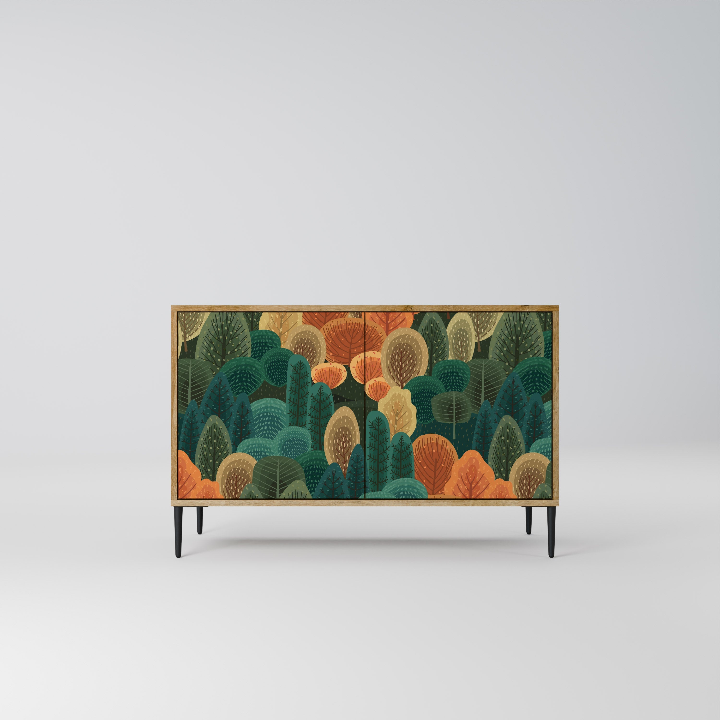 AUTUMN KALEIDOSCOPE Sideboard mit 2 Türen in Eichenoptik