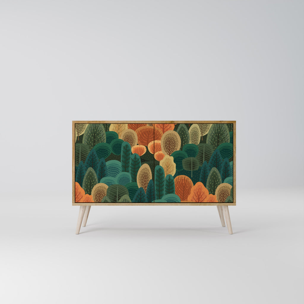 AUTUMN KALEIDOSCOPE Sideboard mit 2 Türen in Eichenoptik