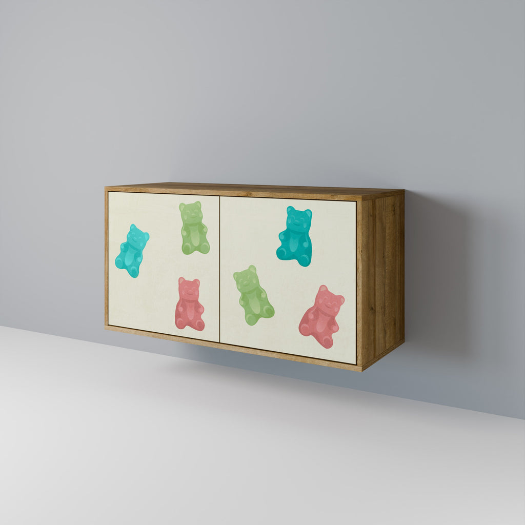 GUMMY BEARS Sideboard mit 2 Türen in Eichenoptik