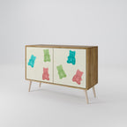 GUMMY BEARS 2-Door Sideboard in Oak Effect