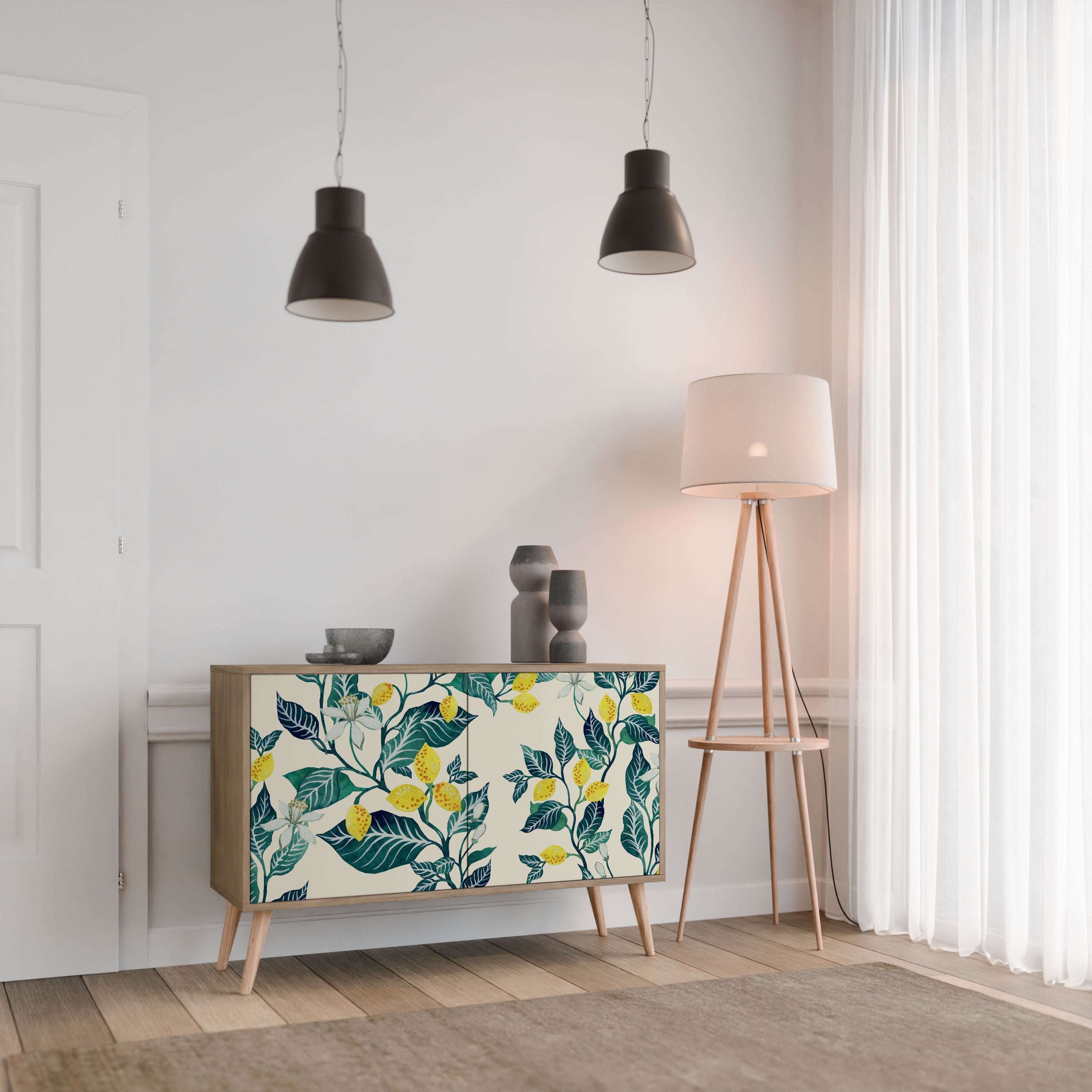 LEMON TREE Sideboard mit 2 Türen in Eichenoptik