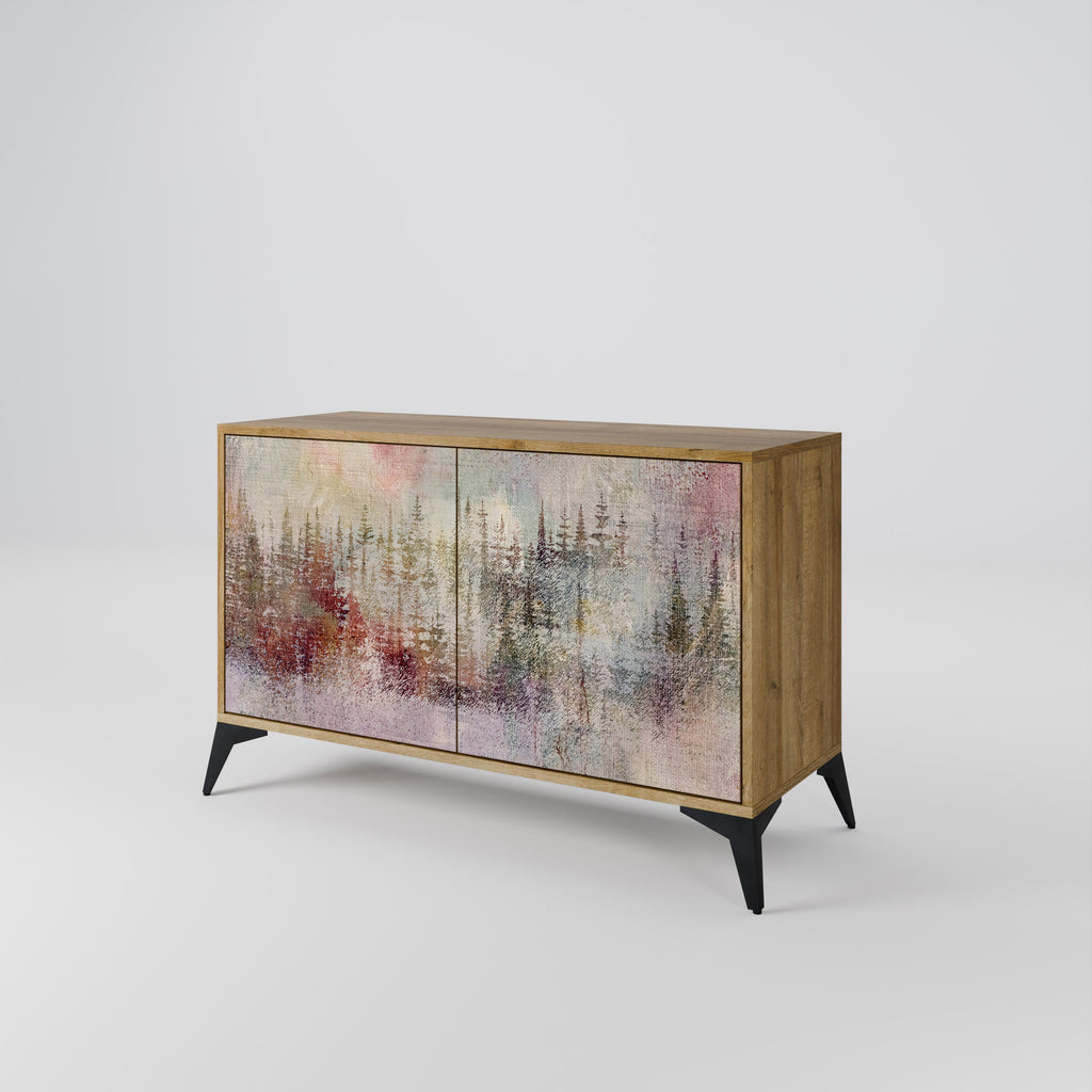 VEILED SUMMIT Sideboard mit 2 Türen in Eichenoptik