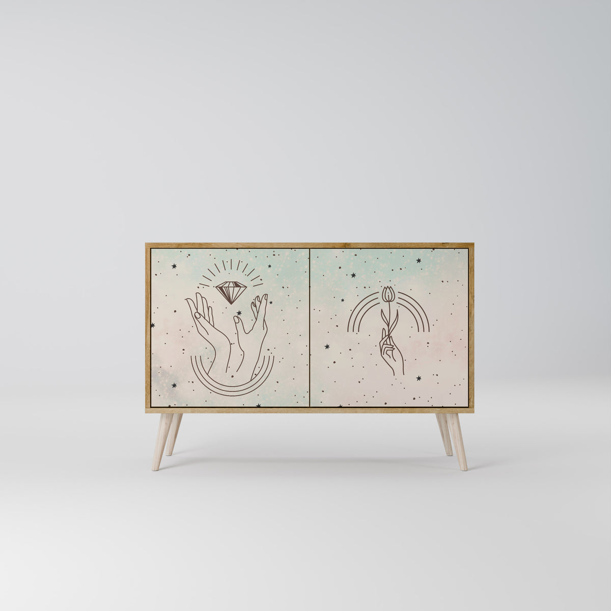 DELICATE BEAUTY 2-türiges Sideboard