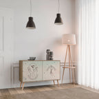 DELICATE BEAUTY 2-Door Sideboard in Oak Effect
