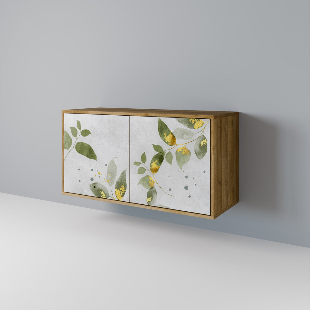 ELEGANT BOTANICS 2-türiges Sideboard in Eichenoptik