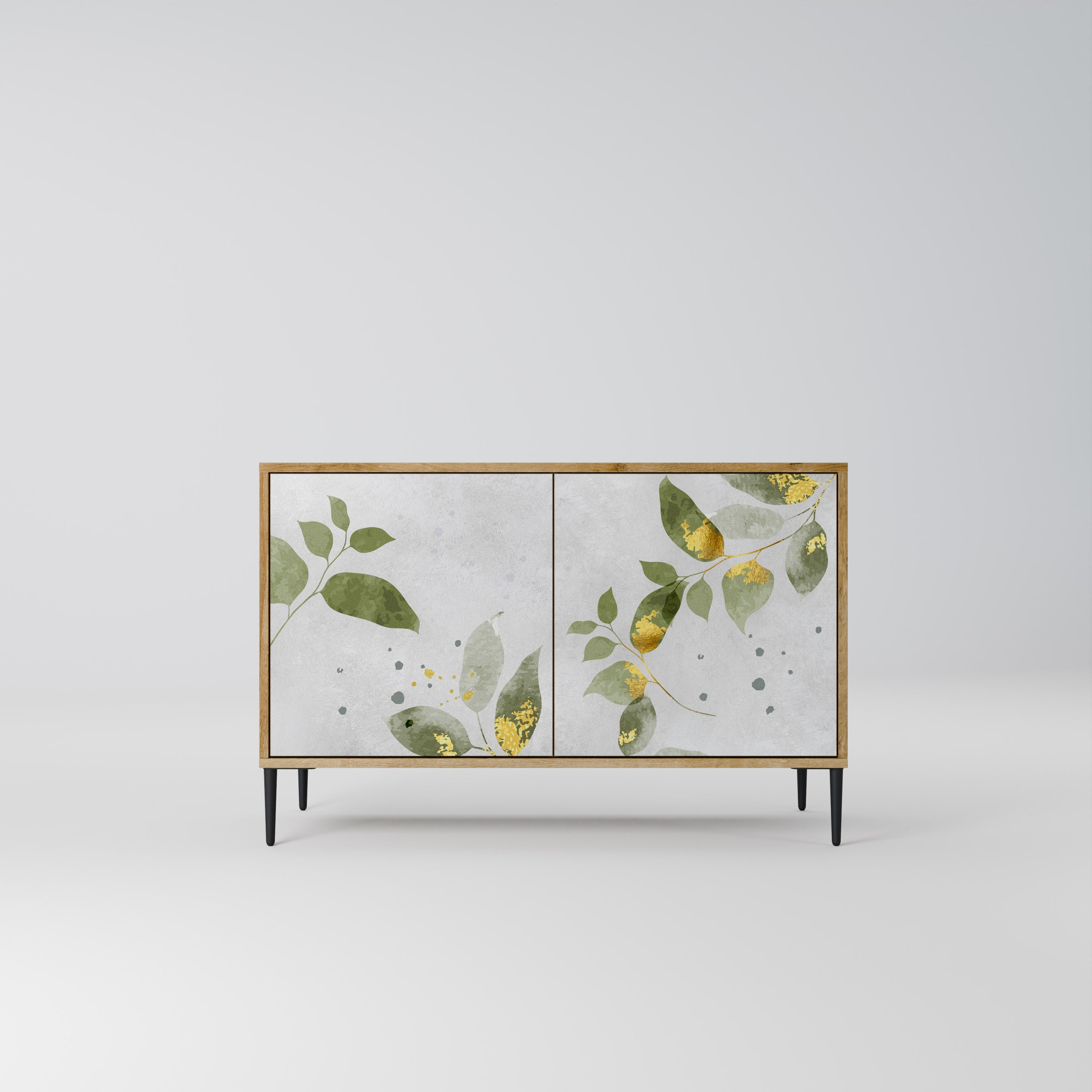 ELEGANT BOTANICS 2-türiges Sideboard in Eichenoptik